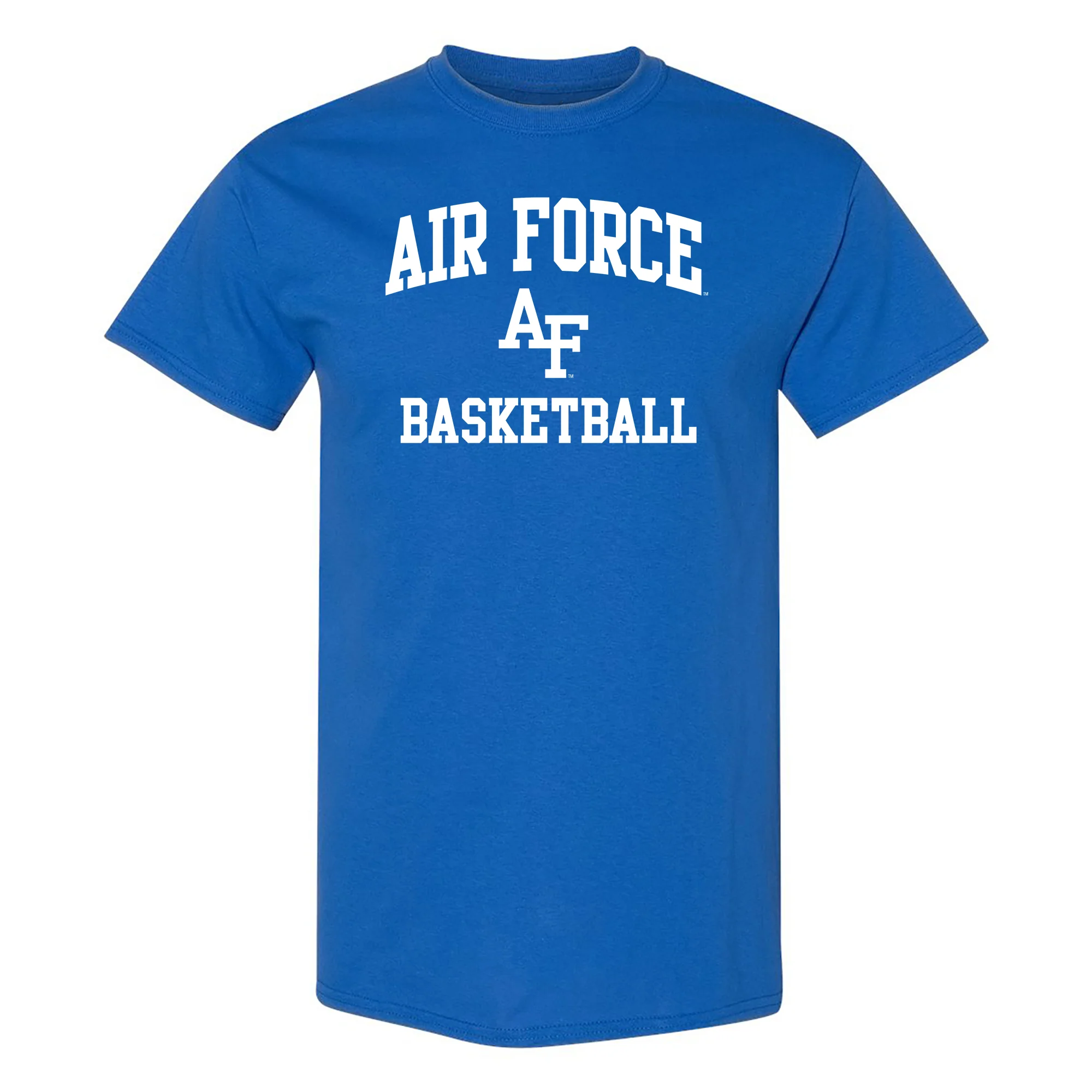 Air Force Academy Arch Logo Basketball T-Shirt - Royal