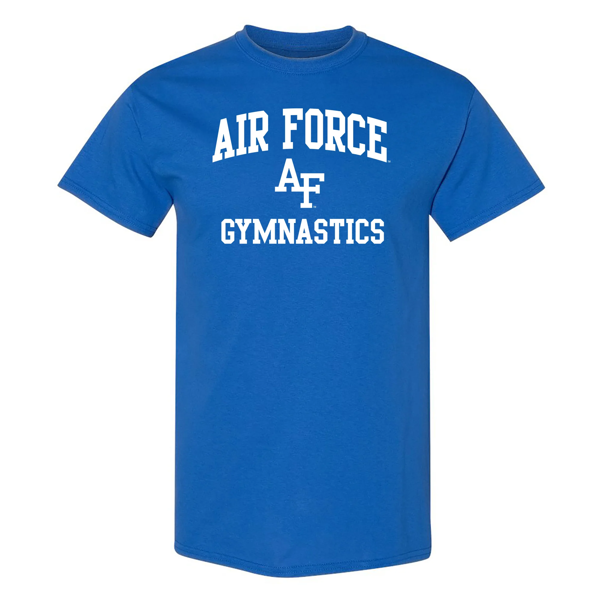 Air Force Academy Arch Logo Gymnastics T-Shirt - Royal