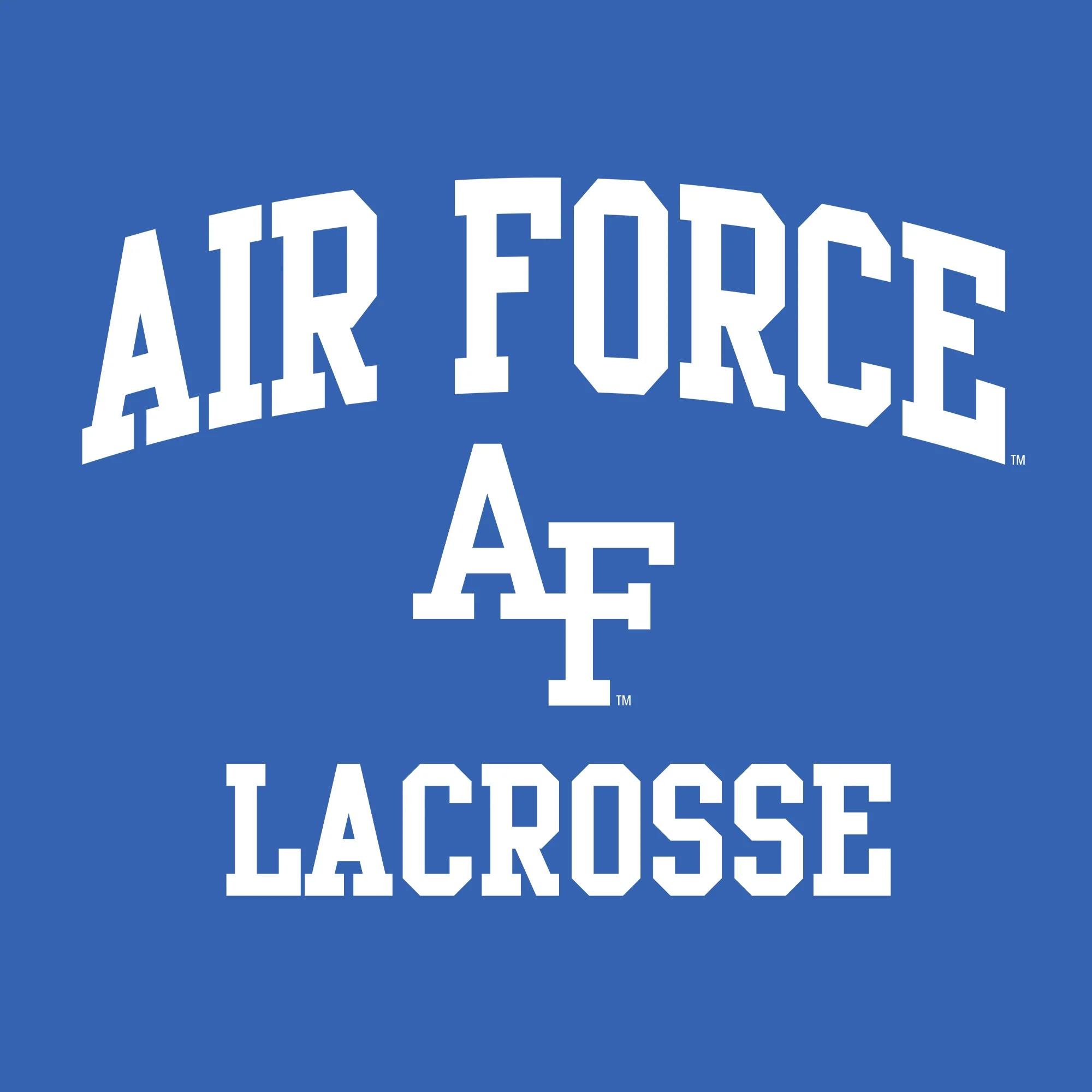 Air Force Academy Arch Logo Lacrosse Hoodie - Royal - Image 2