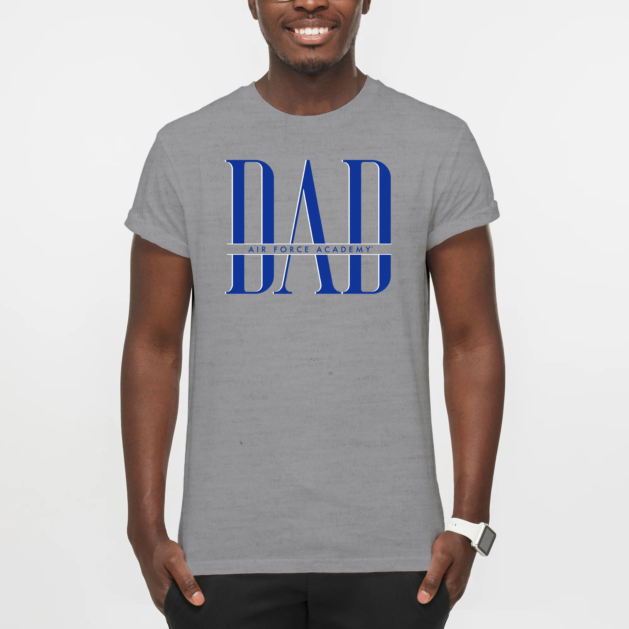 Air Force Academy Falcons Classic Dad T-Shirt - Sport Grey - Image 3