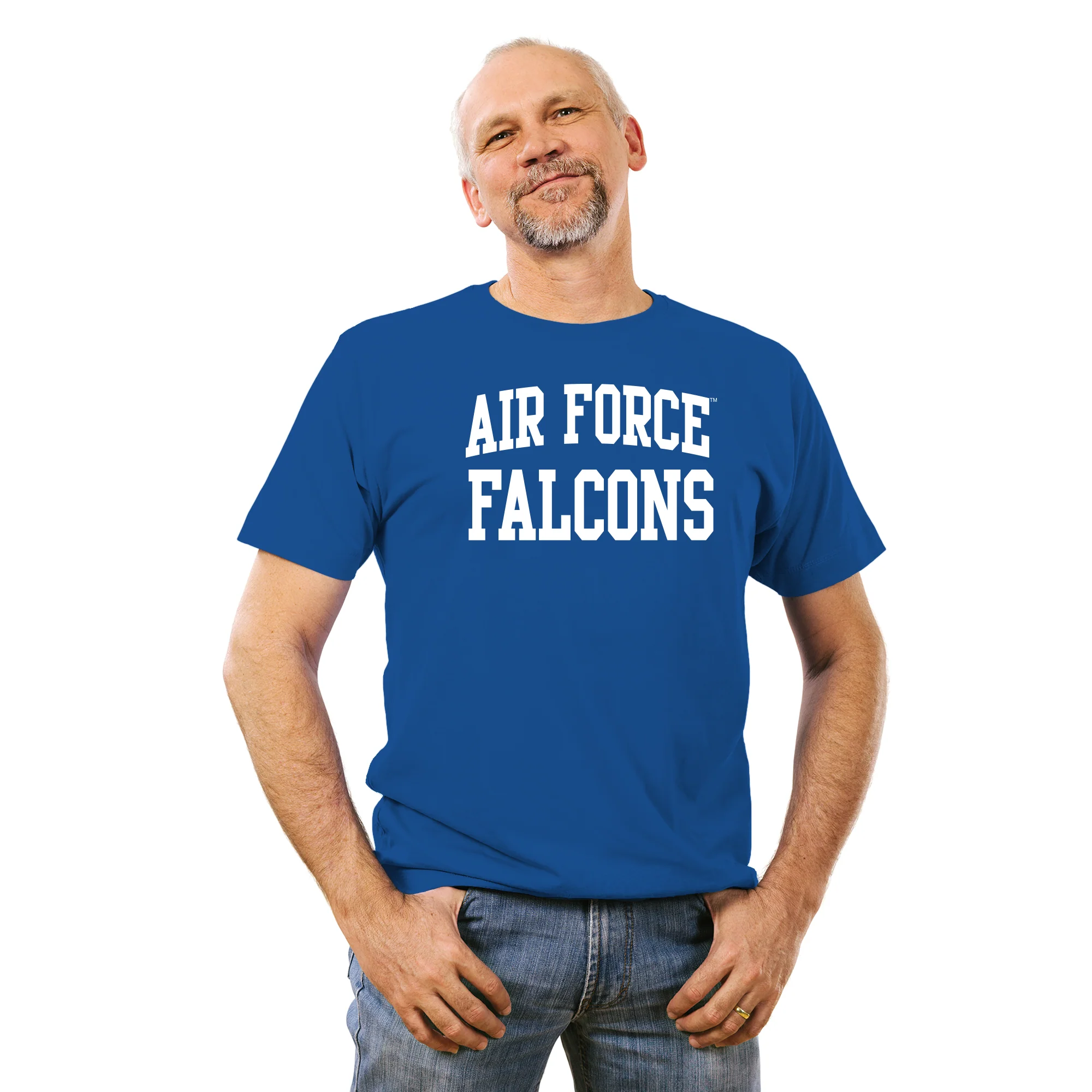 Air Force Academy Falcons Front Back T-Shirt - Royal - Image 3