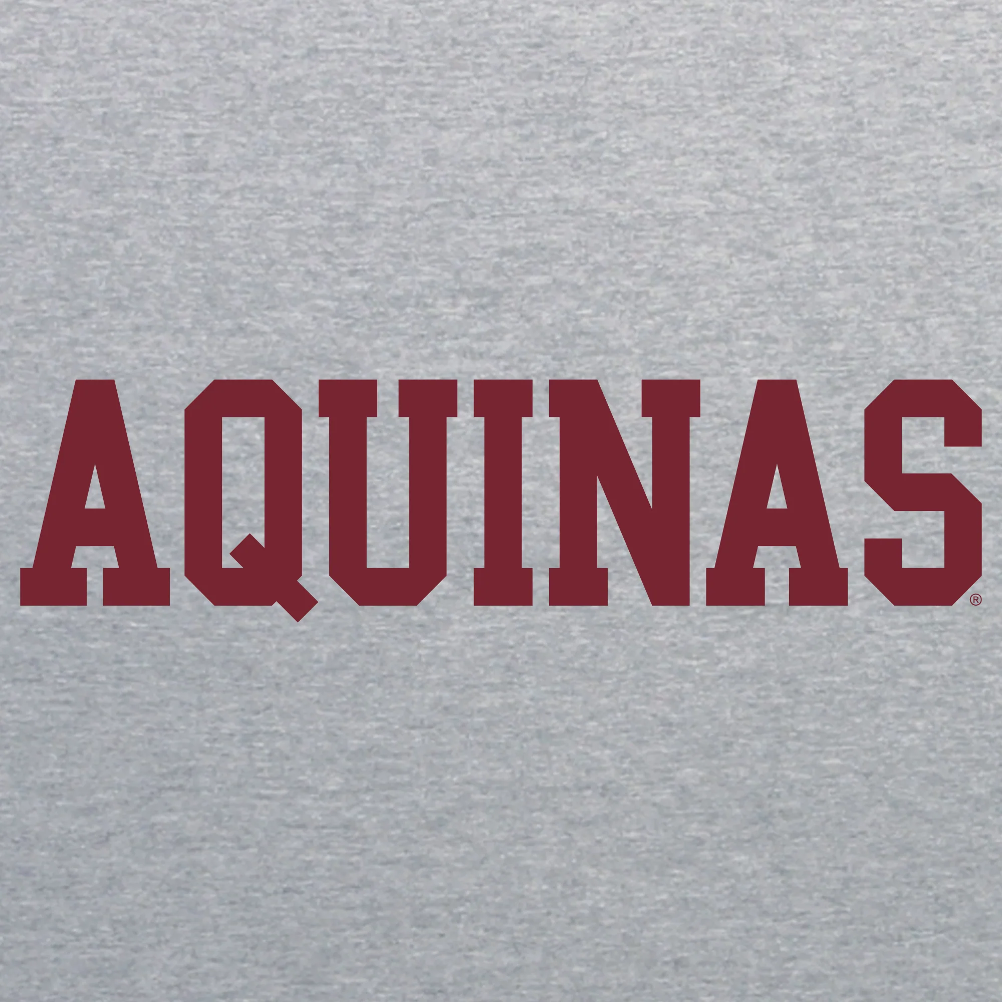 Aquinas Saints Basic Block Long Sleeve T Shirt - Sport Grey - Image 2