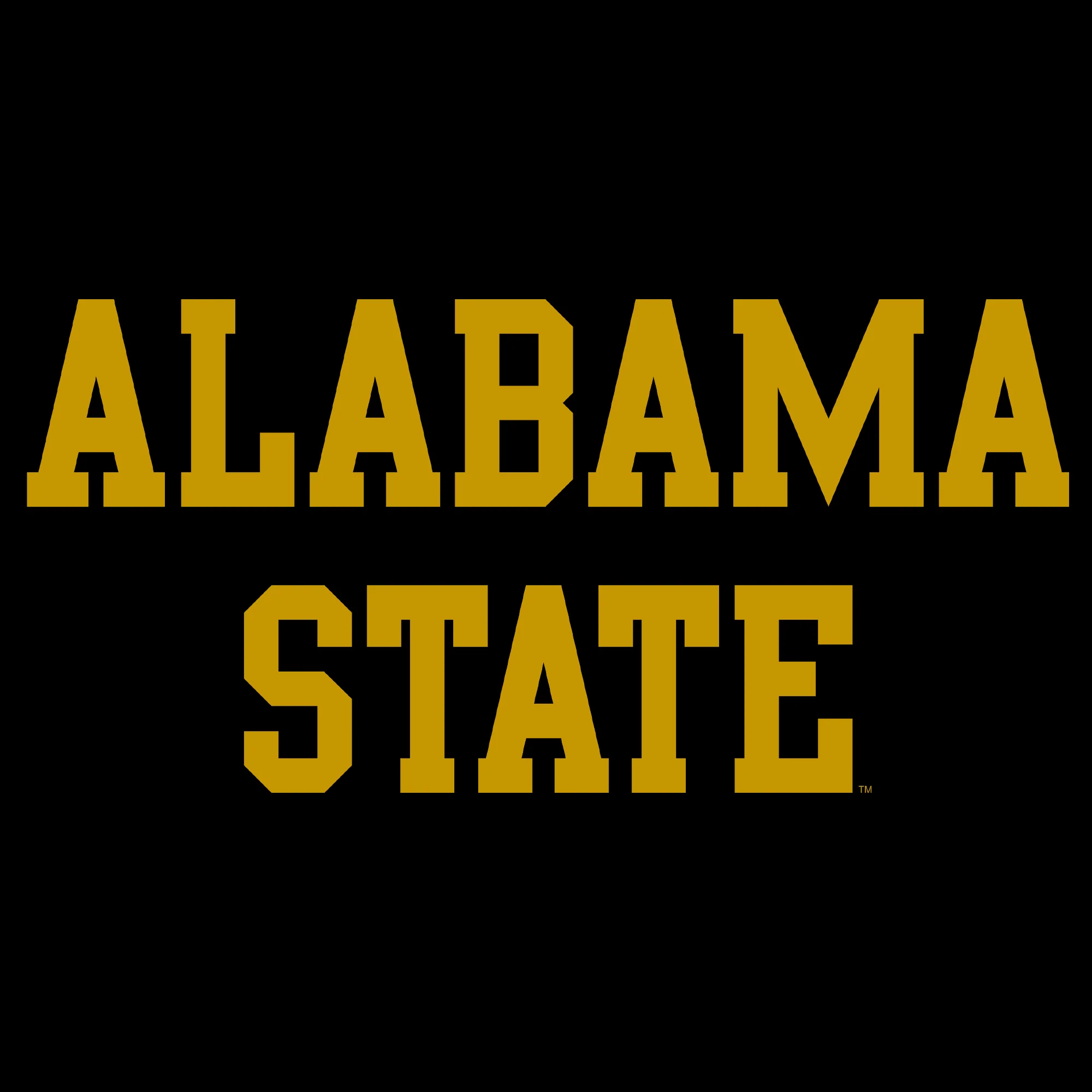 Alabama State University Hornets Basic Block Heavy Blend Hoodie - Black - Image 2
