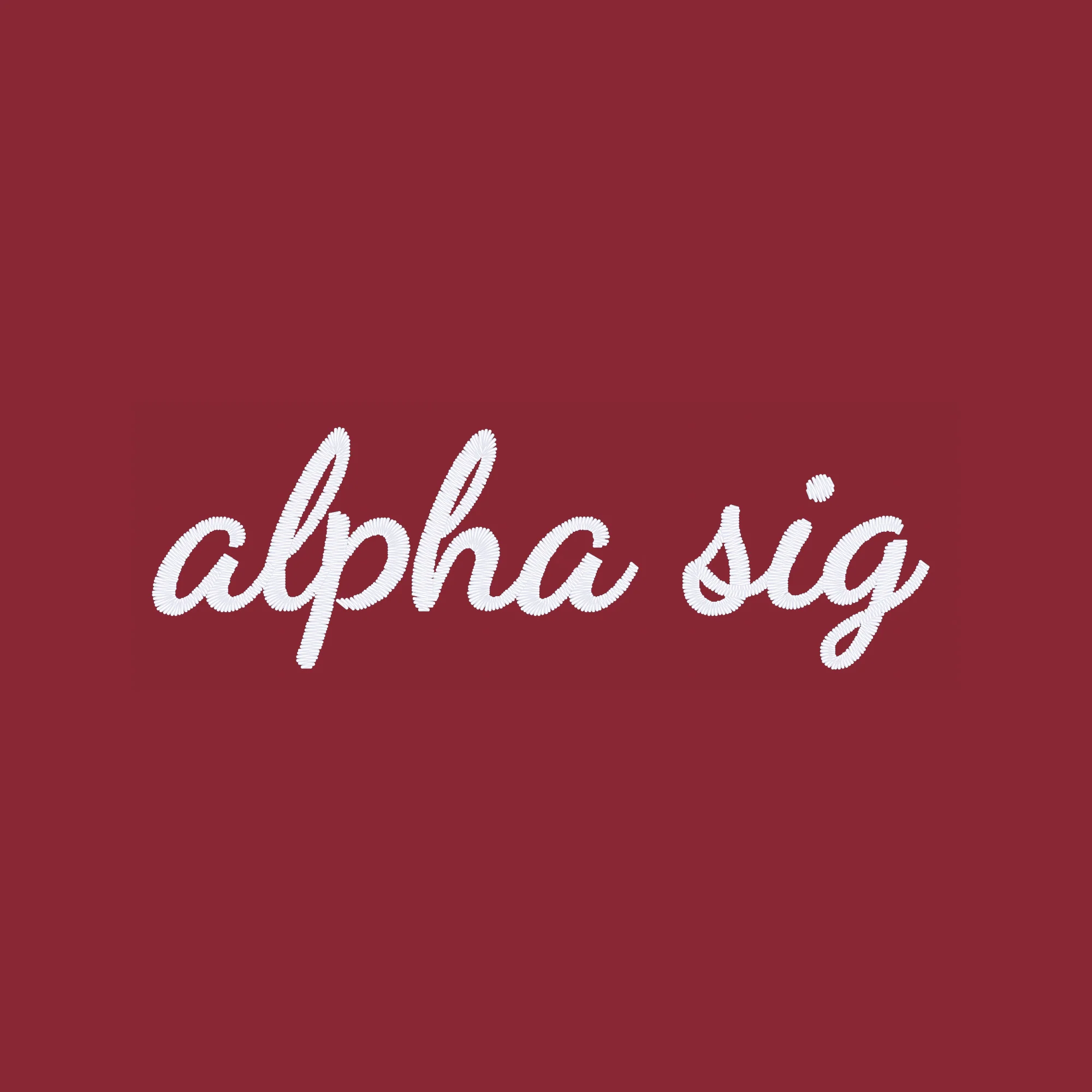 Alpha Sigma Alpha Greek Script Hat - Image 3