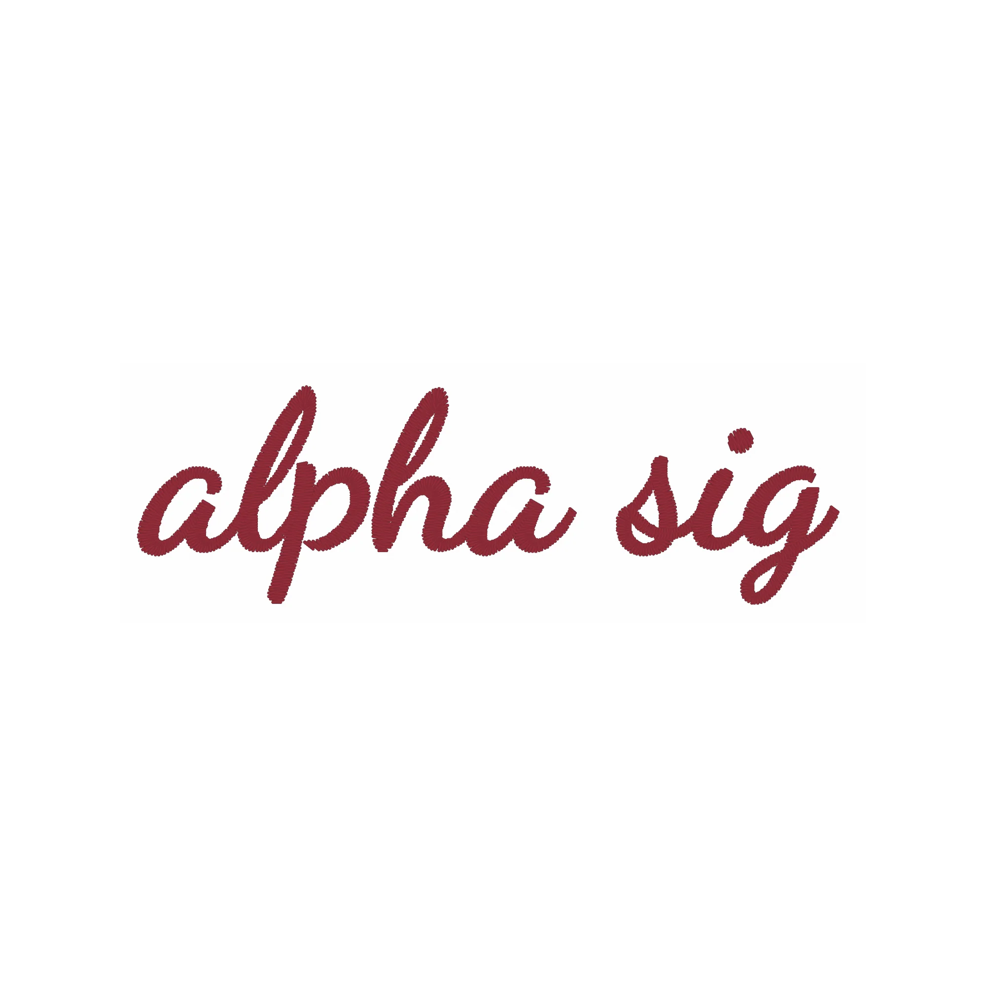 Alpha Sigma Alpha Greek Script Hat - Image 5