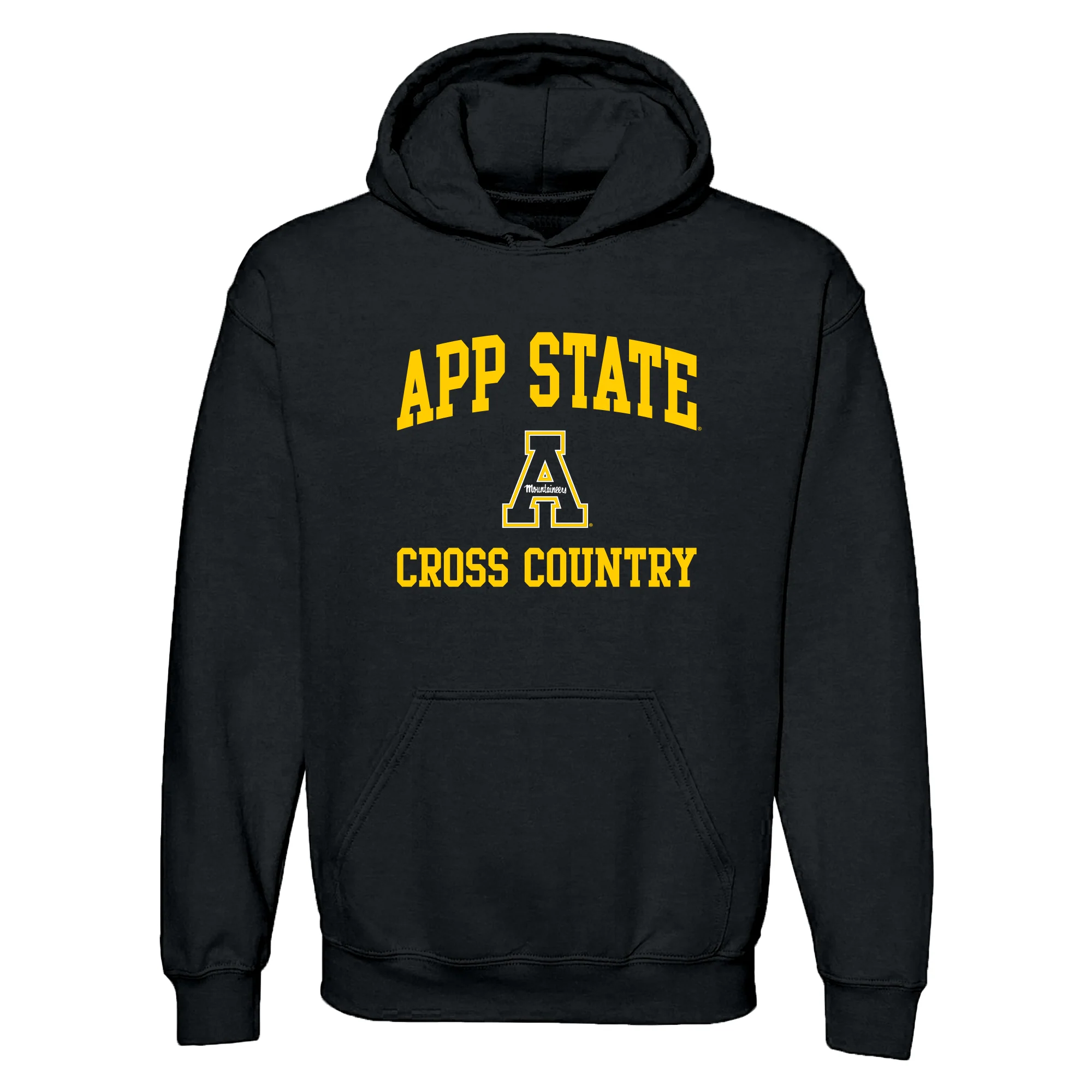 App State Arch Logo Cross Country Hoodie - Black