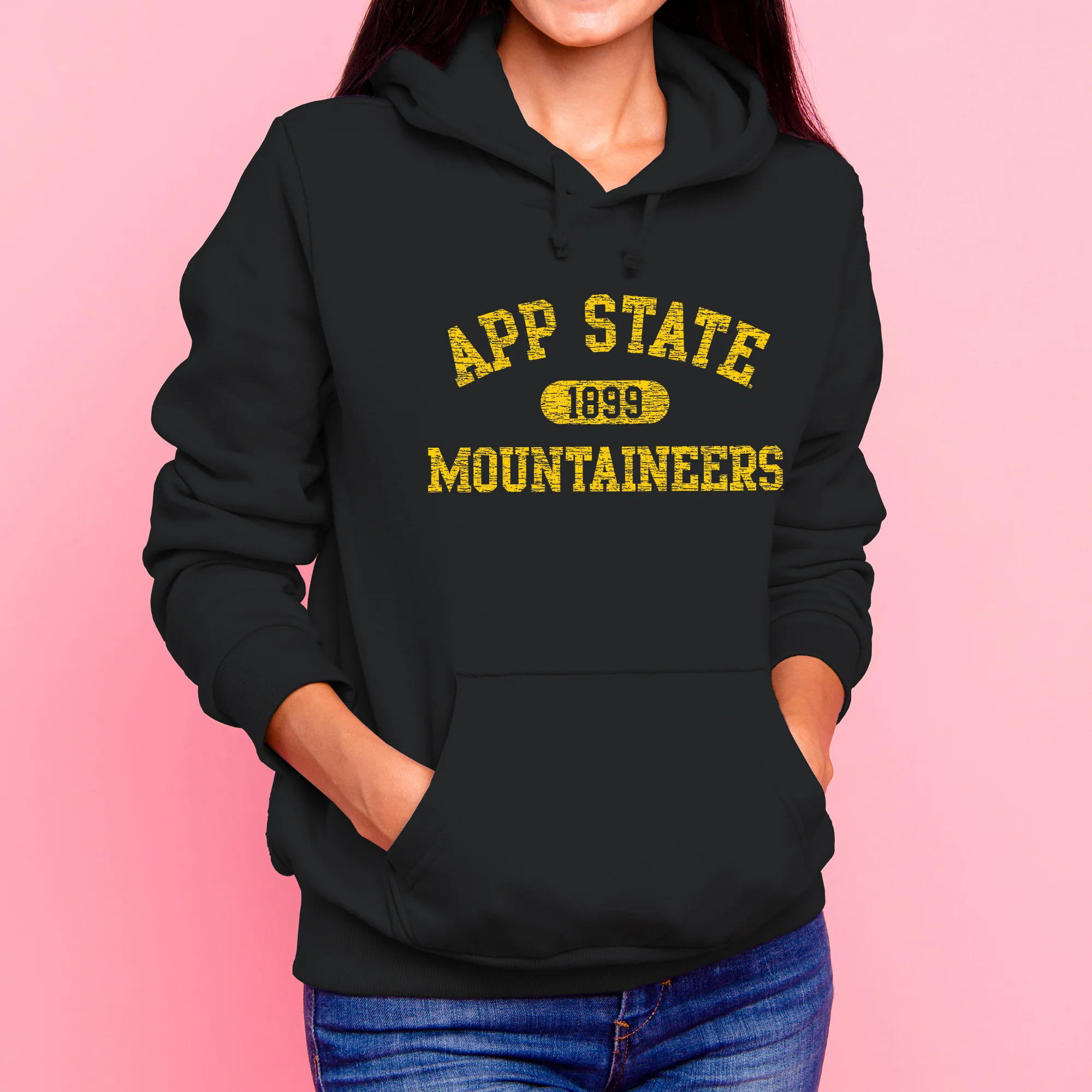 App State Athletic Arch Hoodie - Black - Image 4