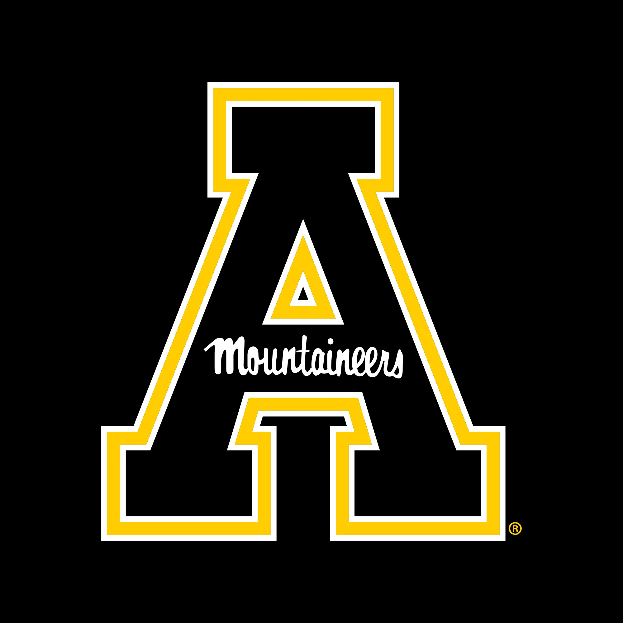 App State Front Back Print Hoodie - Black - Image 4