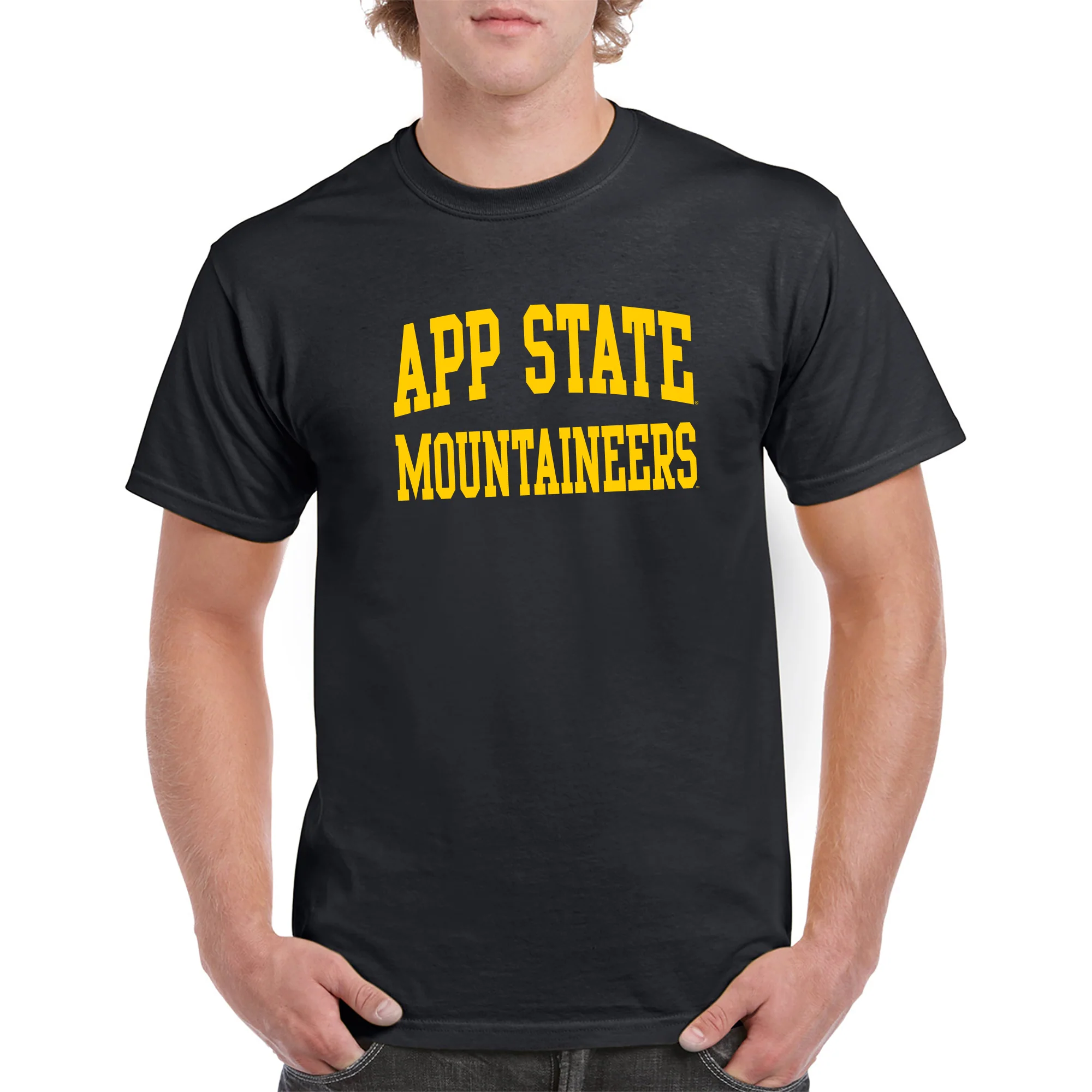 App State Front Back Print T-Shirt - Black - Image 3