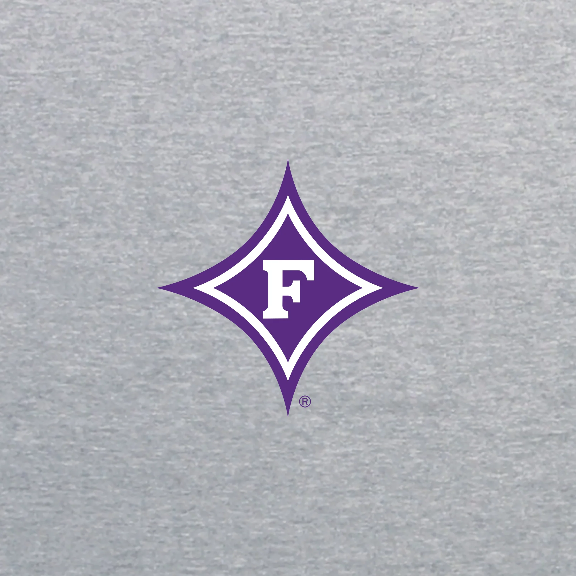 Furman Paladins Primary Logo Left Chest 1/4 Zip Sweatshirt - Athletic Heather - Image 2