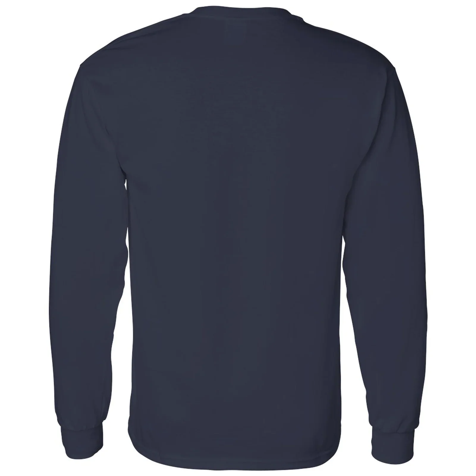 University of Southern Indiana Screaming Eagles Arch Logo Basic Cotton Long Sleeve T Shirt - Navy - Image 11