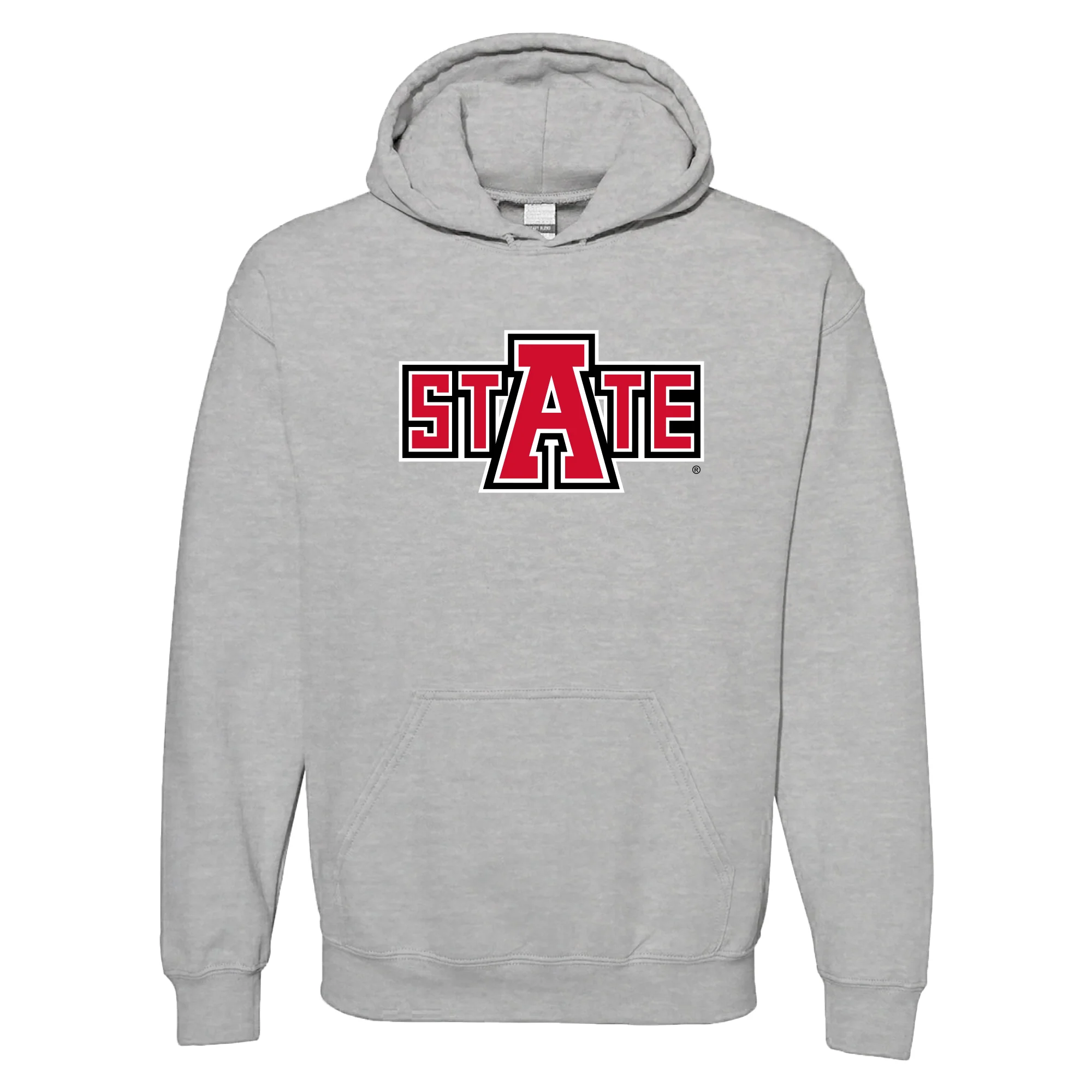 Arkansas State Secondary Logo Hoodie - Sport Grey