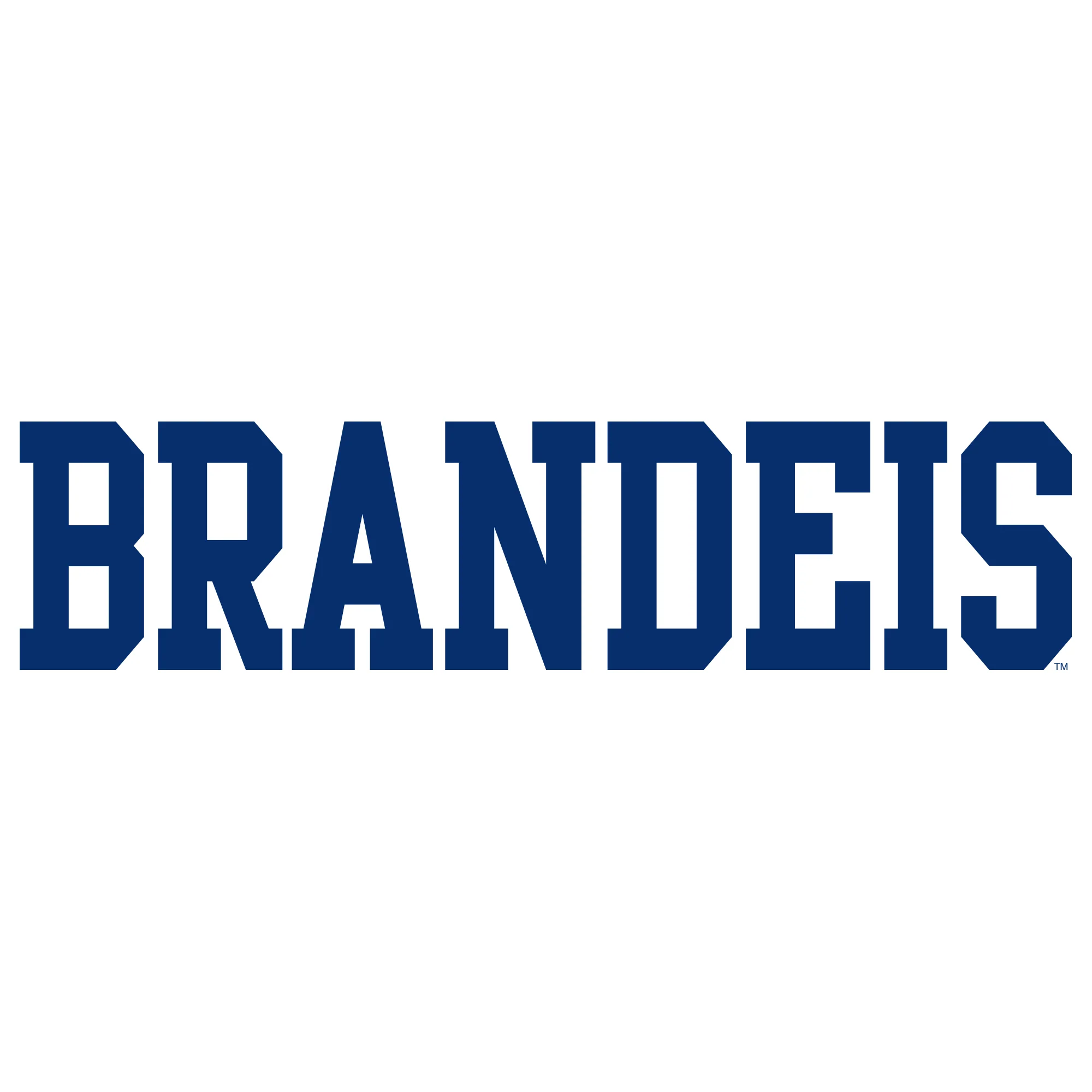 Brandeis Judges Basic Block T Shirt - White - Image 2