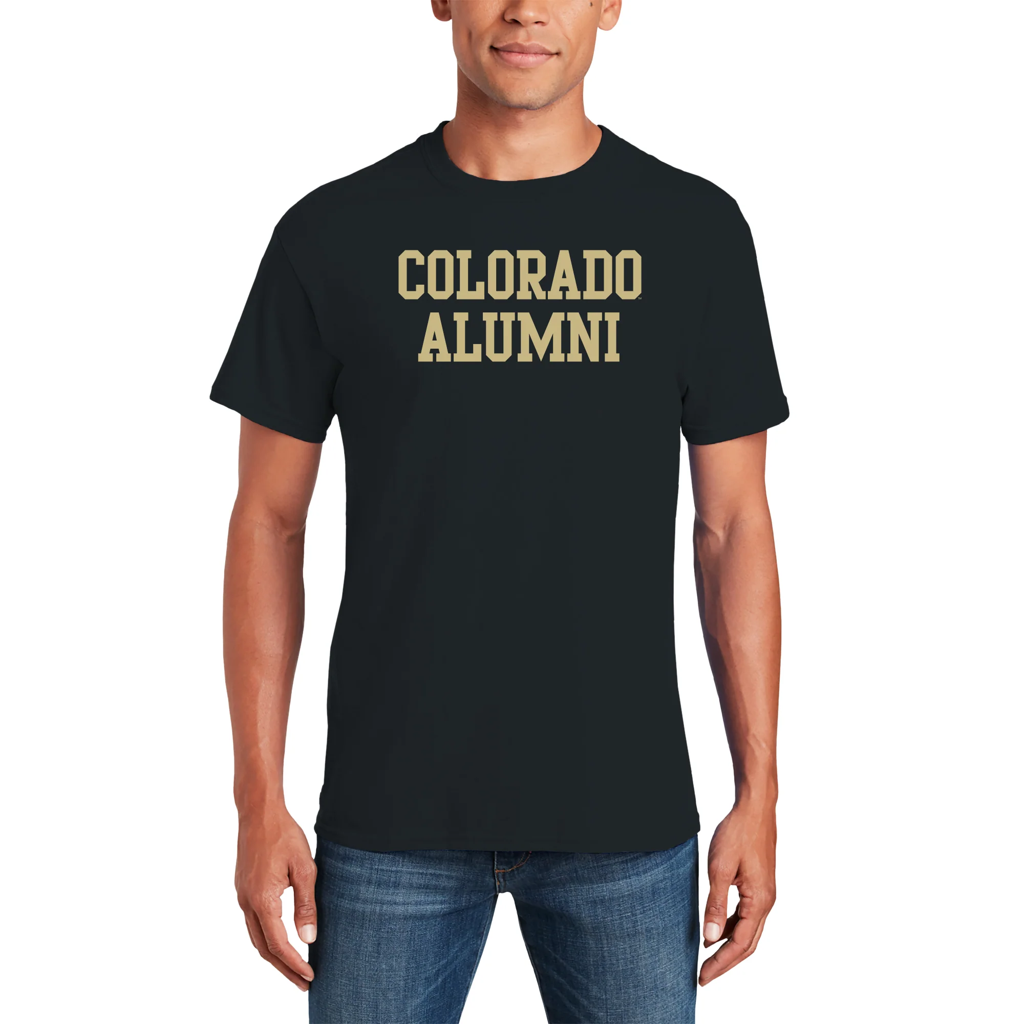 University of Colorado Buffaloes Alumni Block T Shirt - Black - Image 4