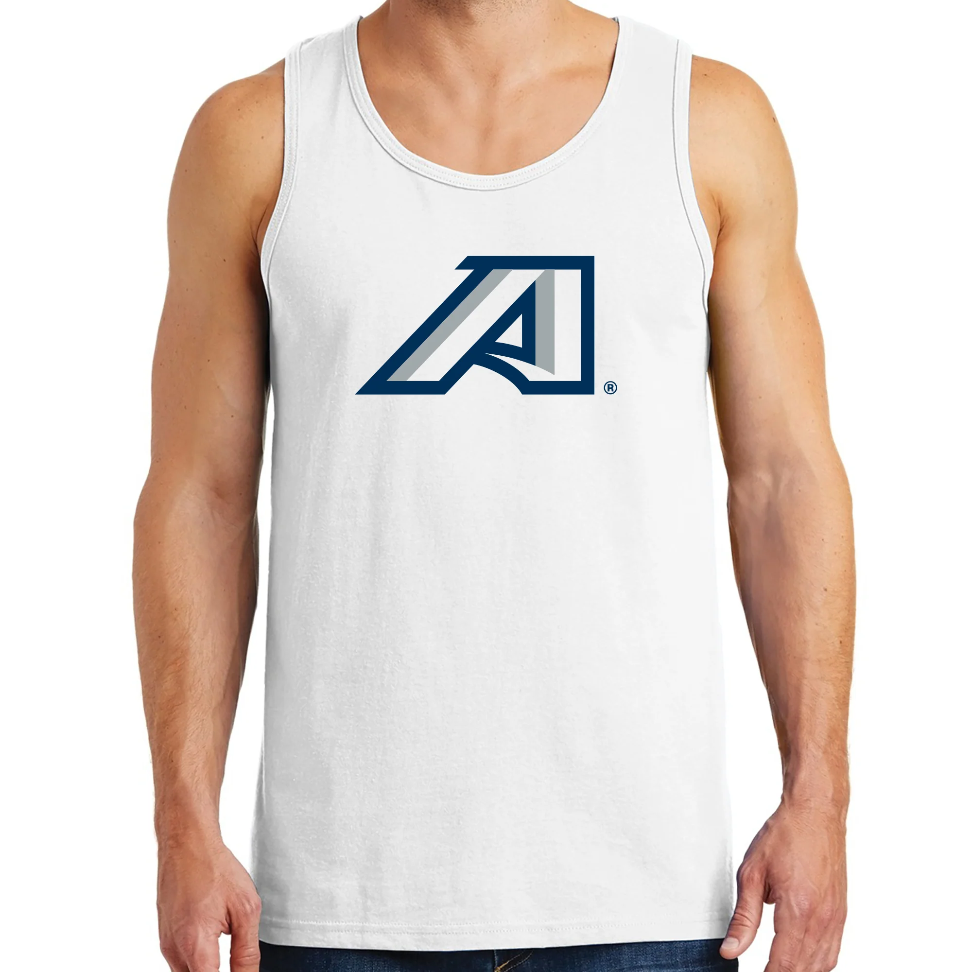 Augusta University Primary Logo Tank Top - White - Image 3