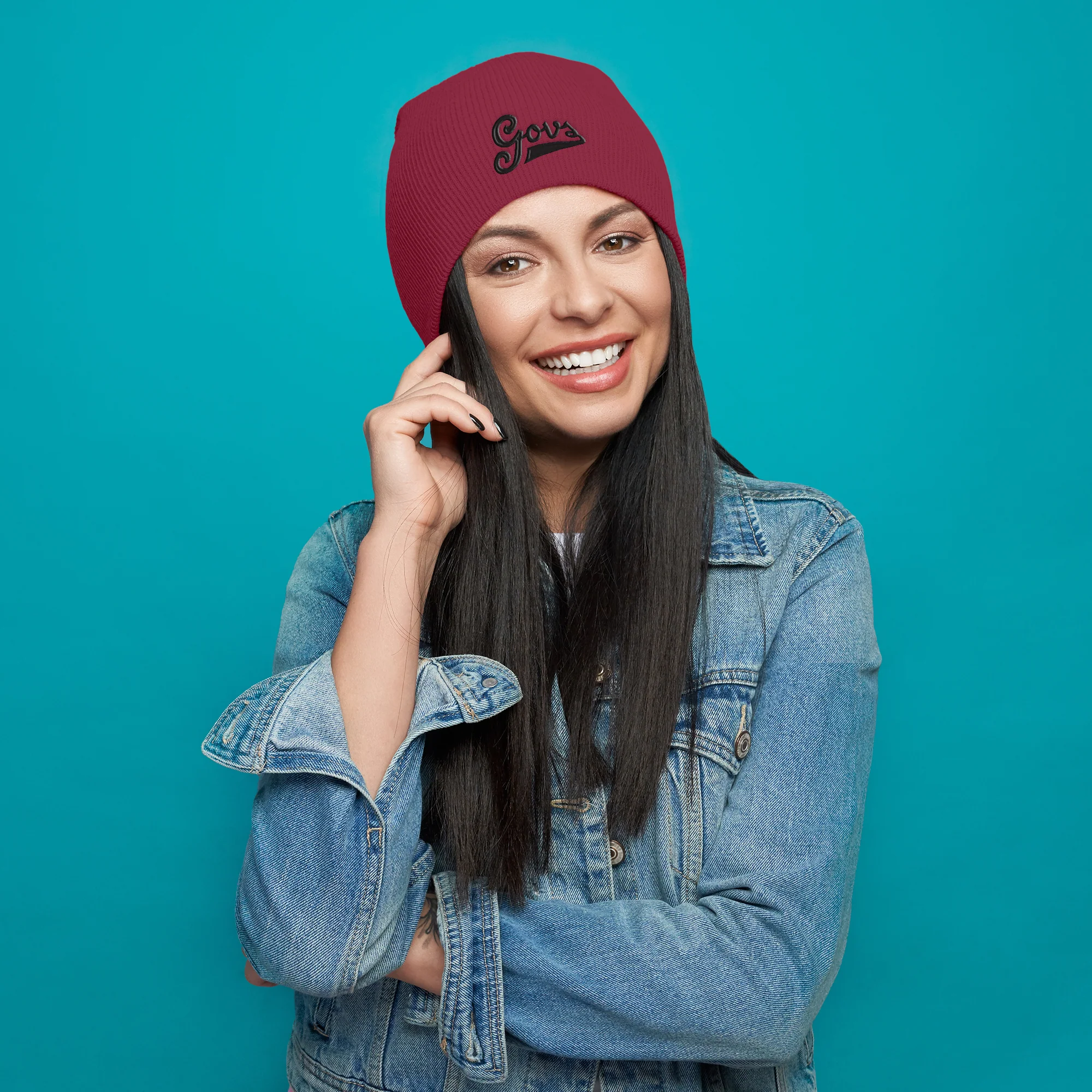 Austin Peay Governors Primary Logo Solid Knit Beanie - Image 6