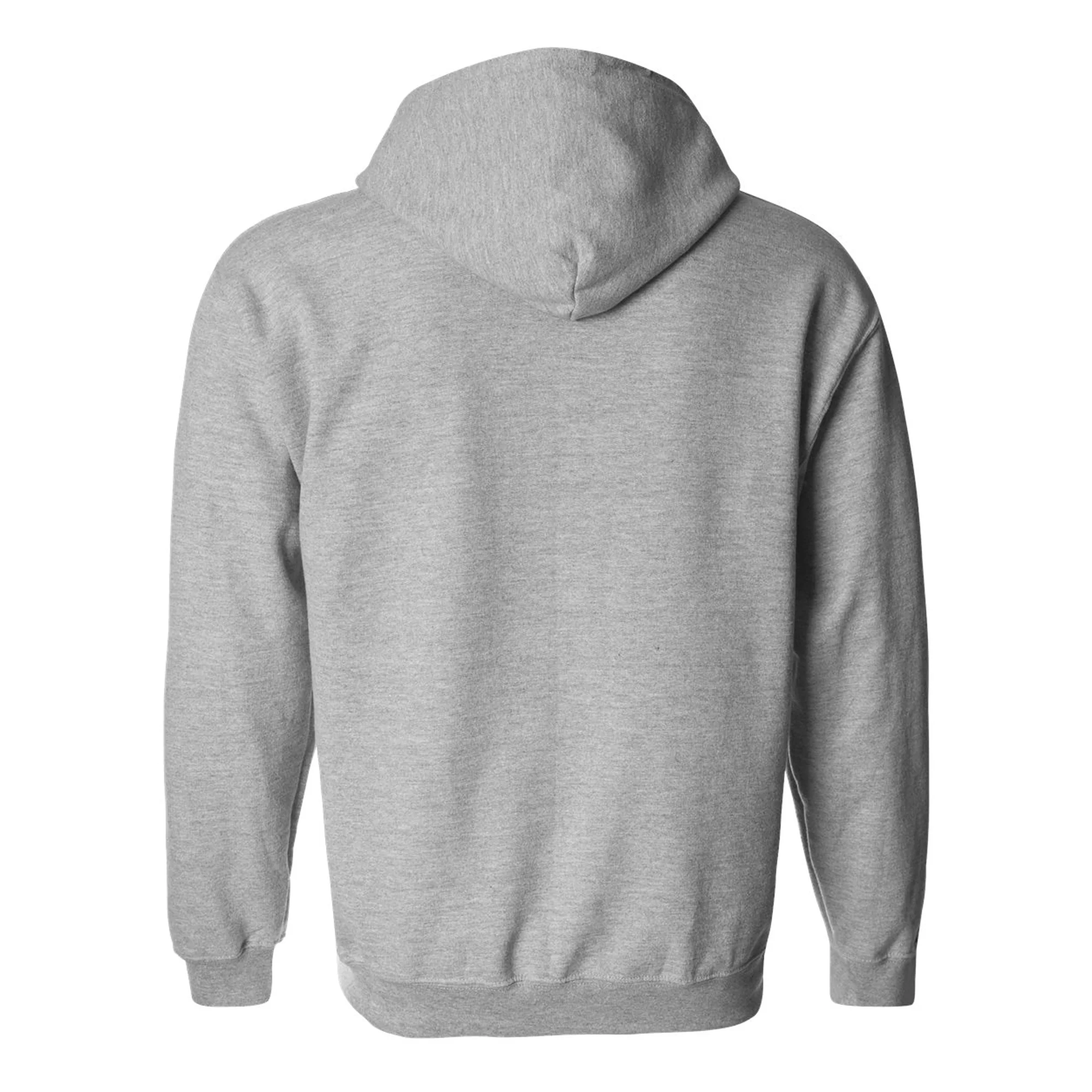 Furman Paladins Primary Logo Left Chest Zip Hoodie - Sport Grey - Image 3