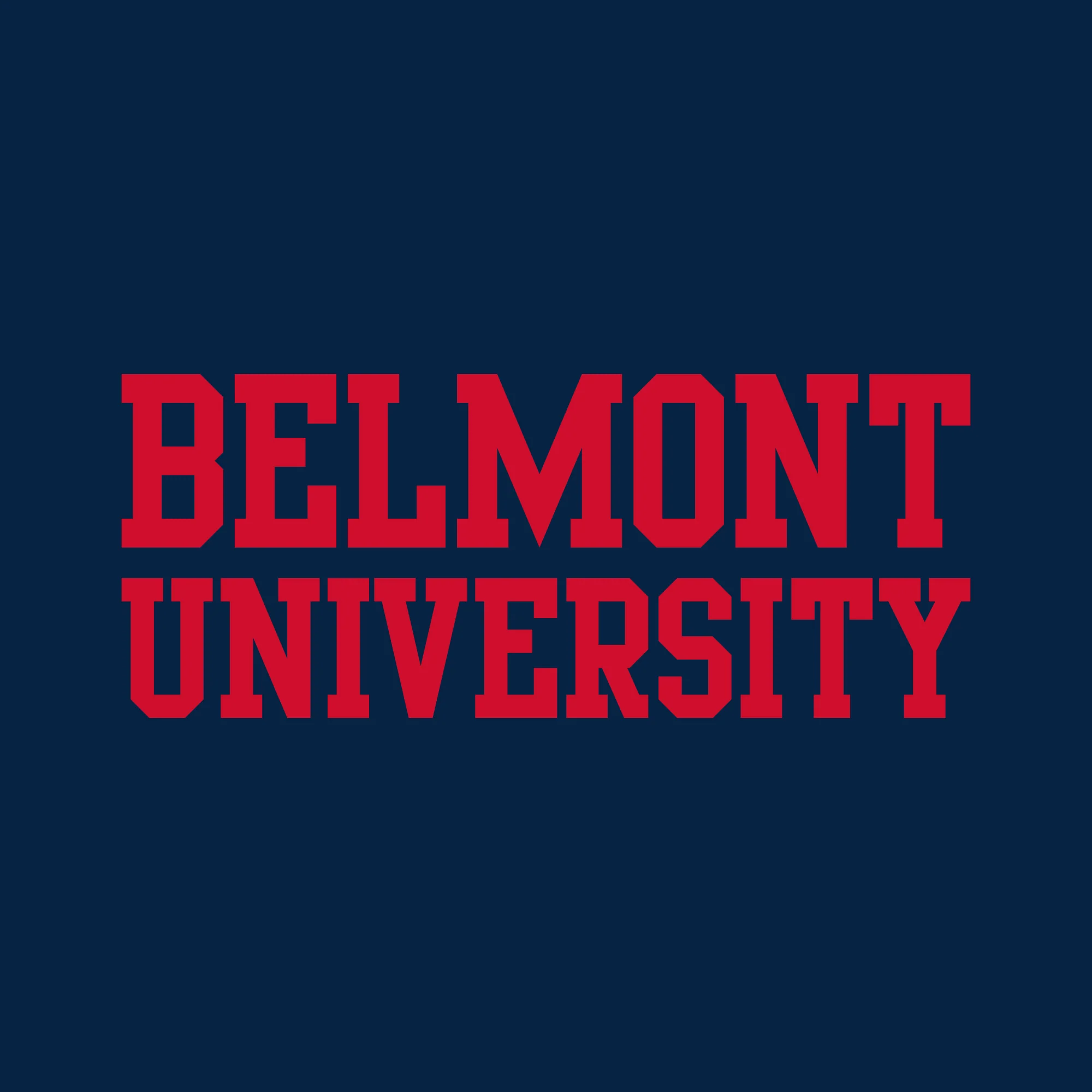 Belmont University Bruins Basic Block Toddler T Shirt - Navy - Image 2