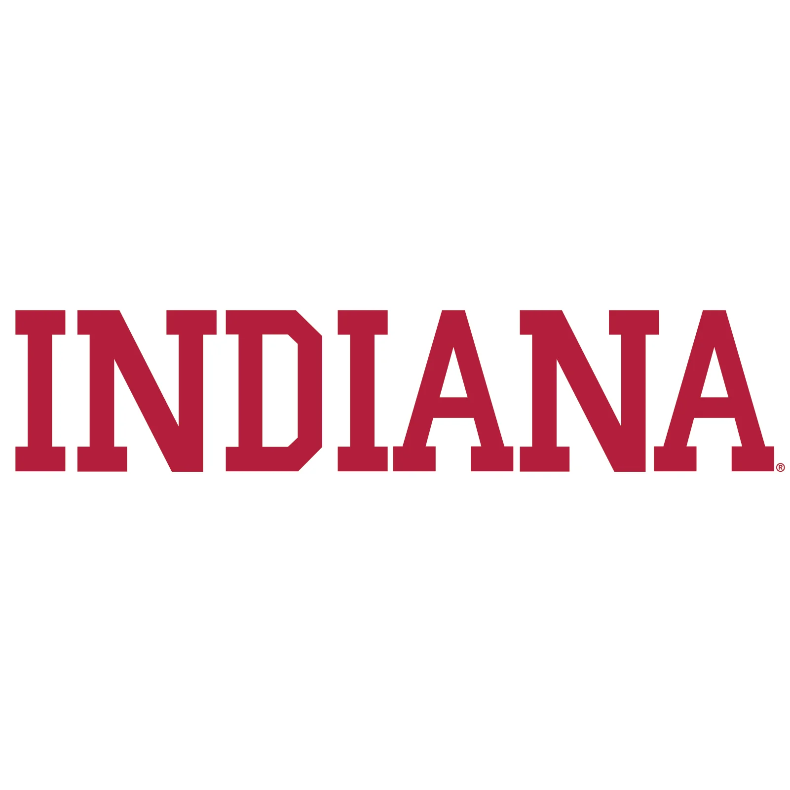 Indiana University Hoosiers Basic Block Short Sleeve T-Shirt - White - Image 2