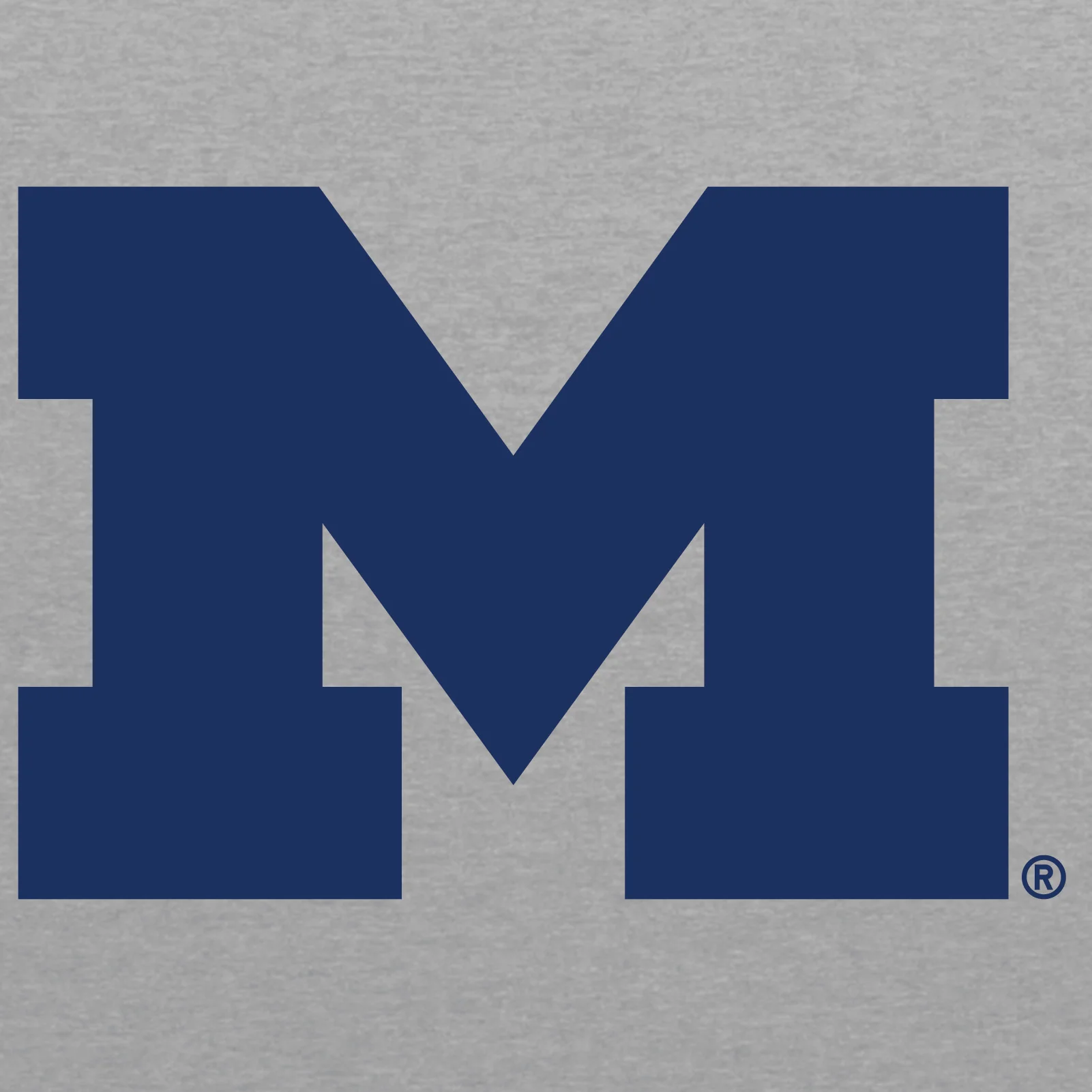 Michigan Primary Logo 1/4 Zip Sweatshirt - Sport Grey - Image 2