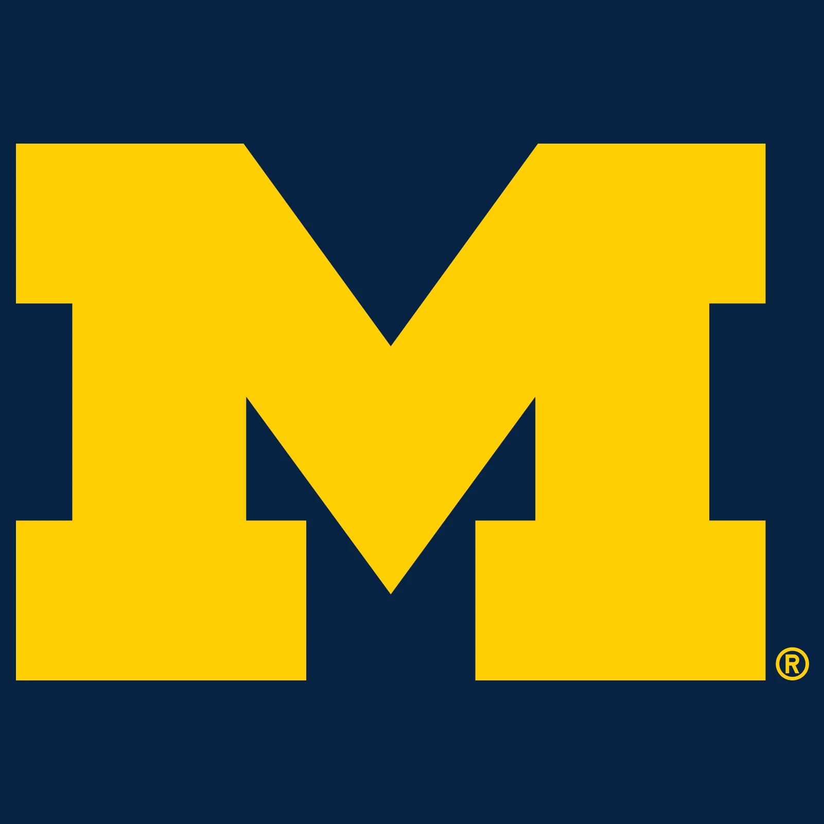 Michigan Primary Logo 1/4 Zip Sweatshirt - Navy - Image 2