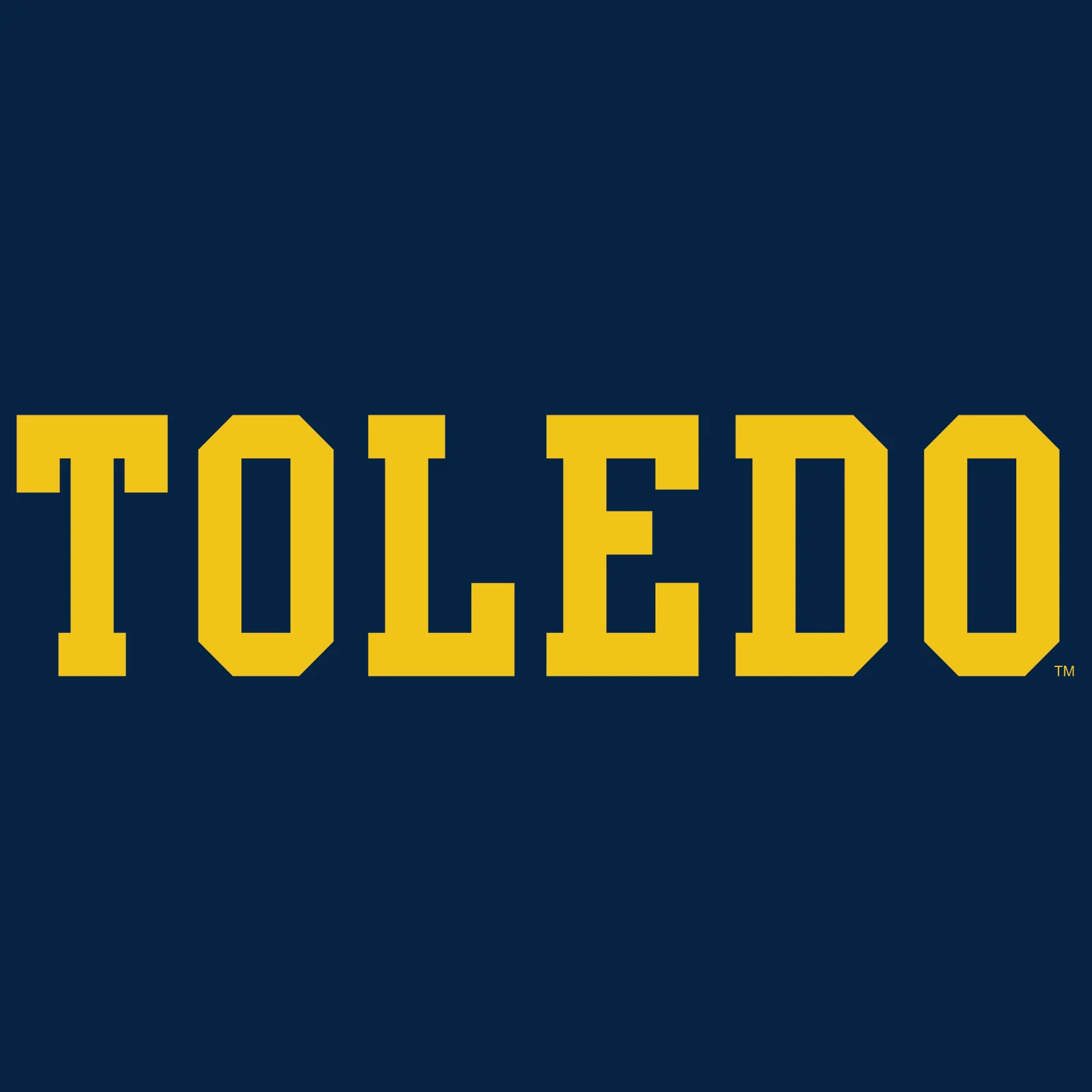 University of Toledo Rockets Basic Block Short Sleeve T-Shirt - Navy - Image 2