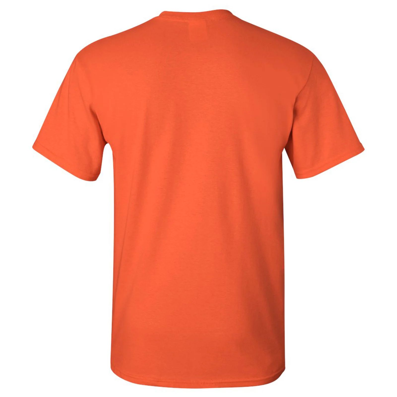 Bowling Green State University Falcons Arch Logo Gymnastics Basic Cotton Short Sleeve T Shirt - Orange - Image 3