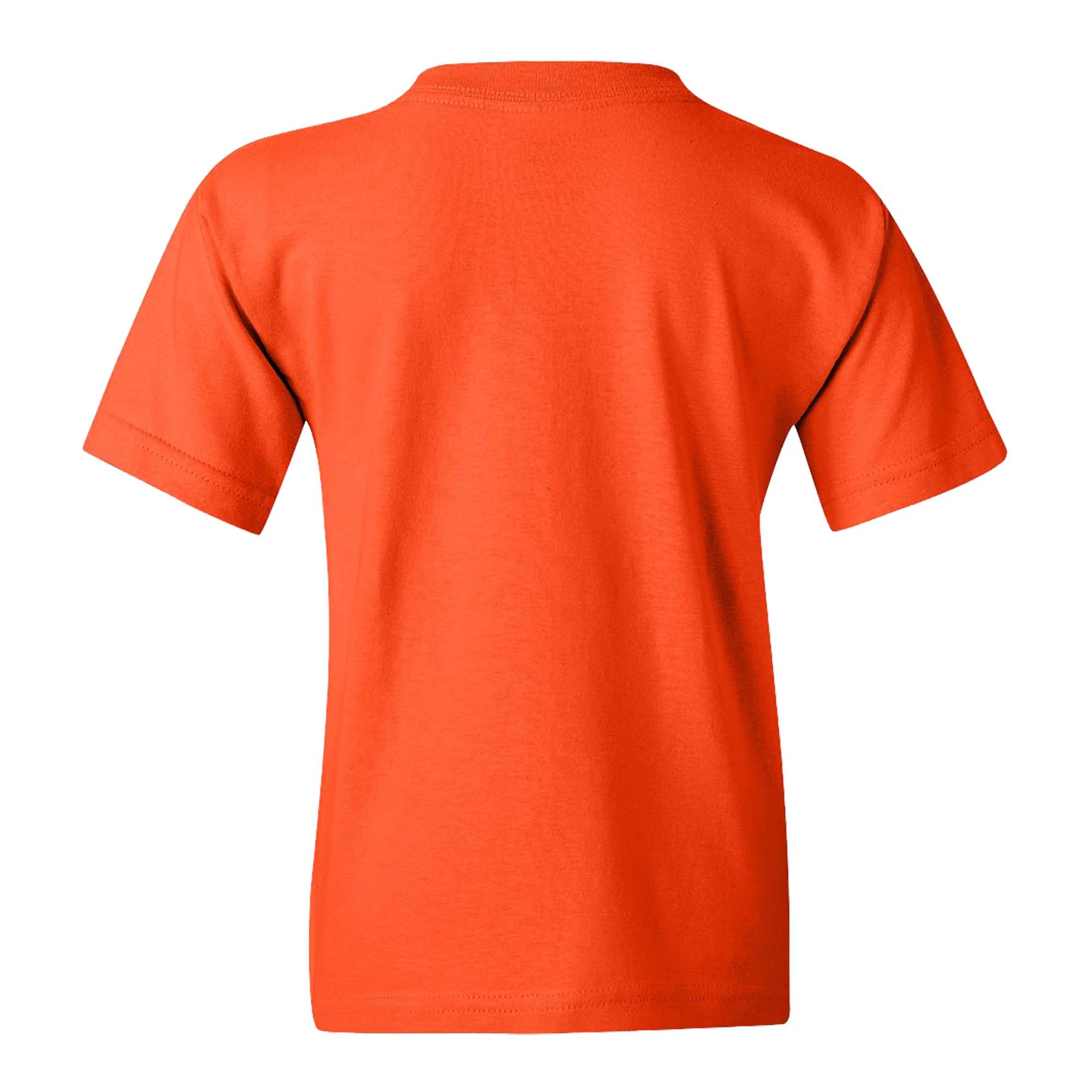Bowling Green State University Falcons Arch Logo Youth Cotton Short Sleeve T Shirt - Orange - Image 3