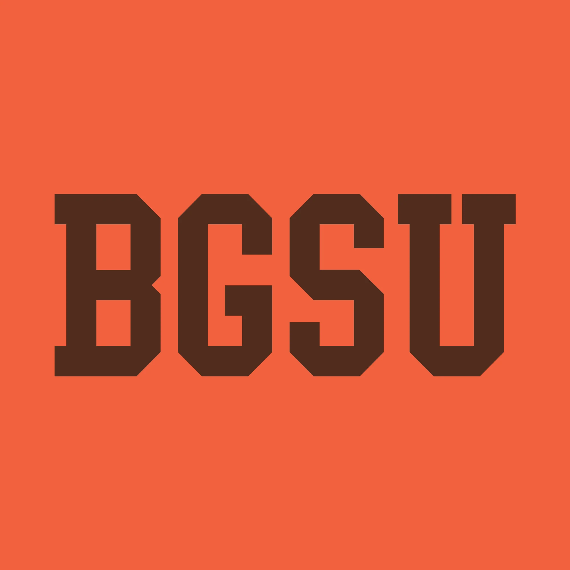 Bowling Green State Falcons Basic Block Hoodie - Orange - Image 2