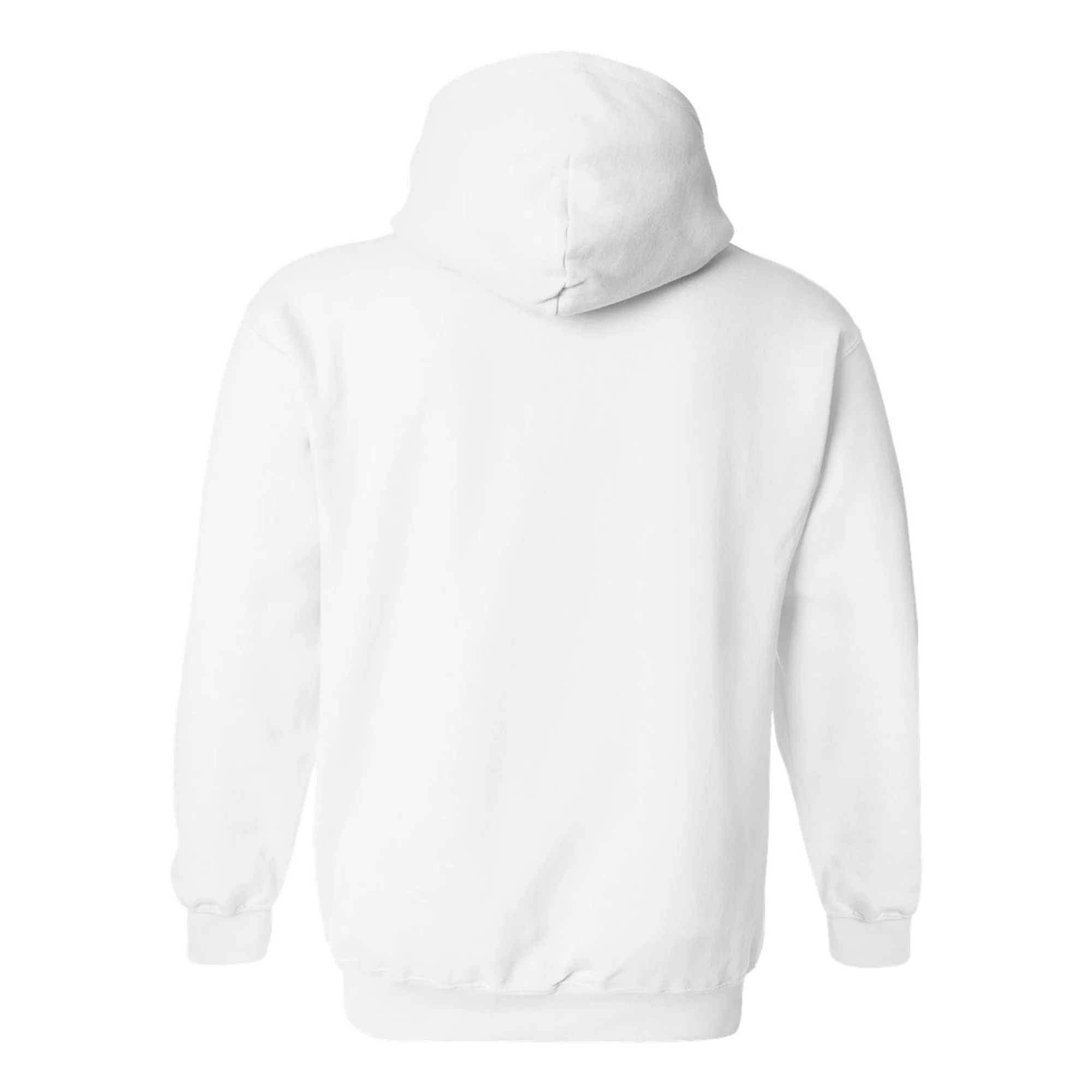 Bowling Green State University Falcons Primary Logo Heavy Blend Hoodie - White - Image 3