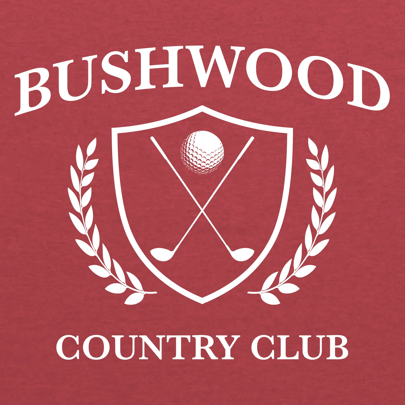 Bushwood Country Club T-Shirt - Heather Red - Image 2