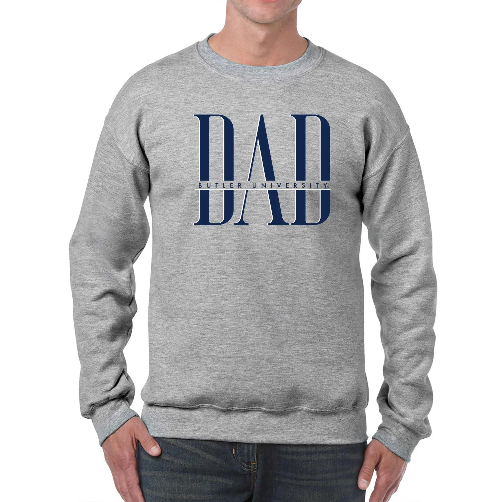 Butler Classic Dad Crewneck - Sport Grey - Image 4