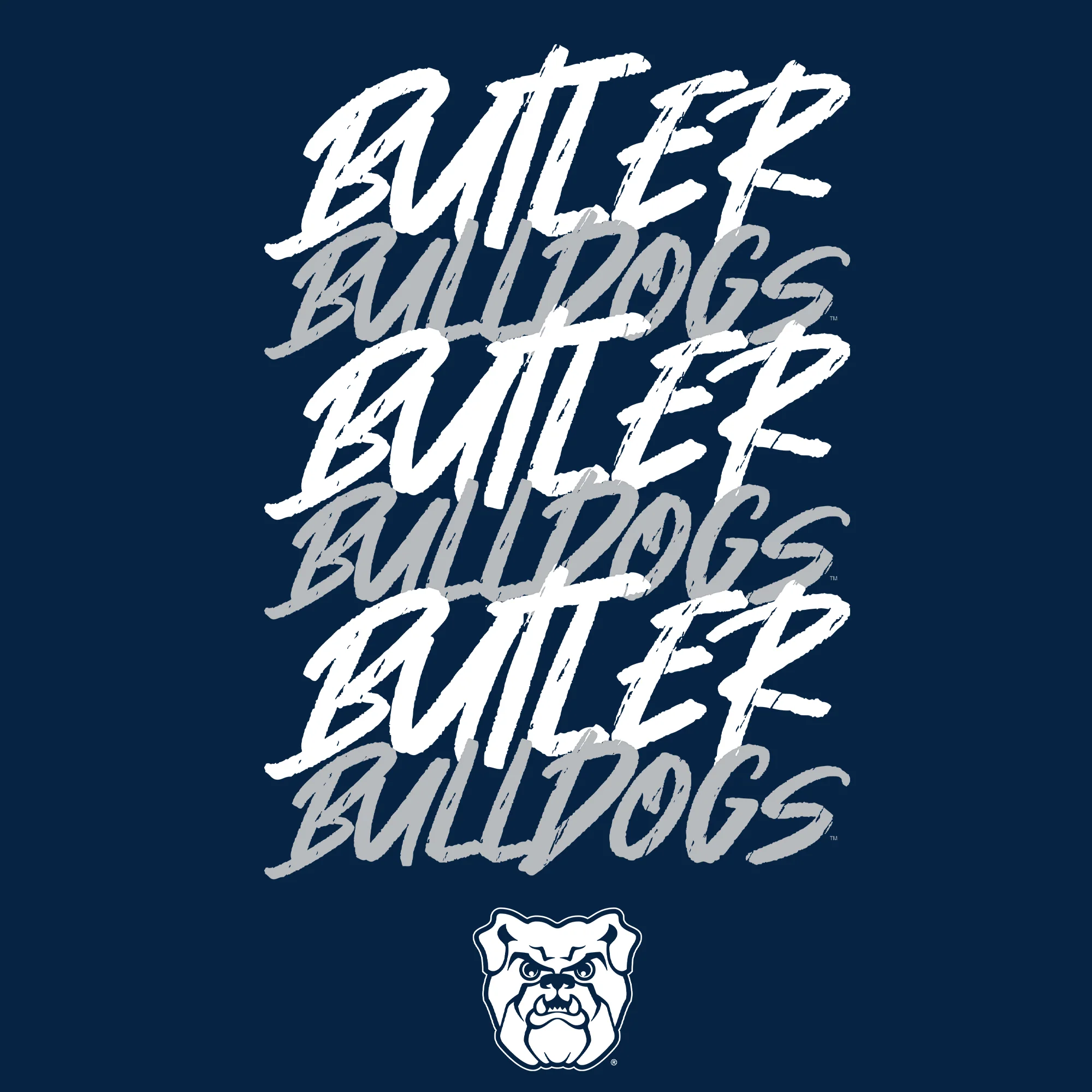 Butler Marker Repeat T-Shirt - Navy - Image 2