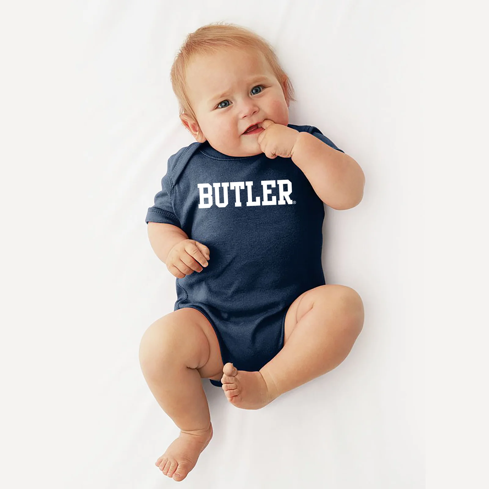 Butler University Bulldogs Basic Block Creeper - Navy - Image 3