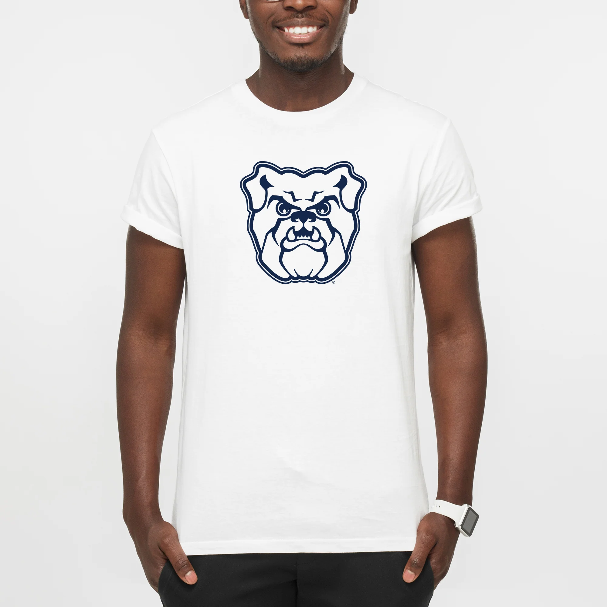 Butler University Bulldogs Logo T-Shirt - White - Image 3