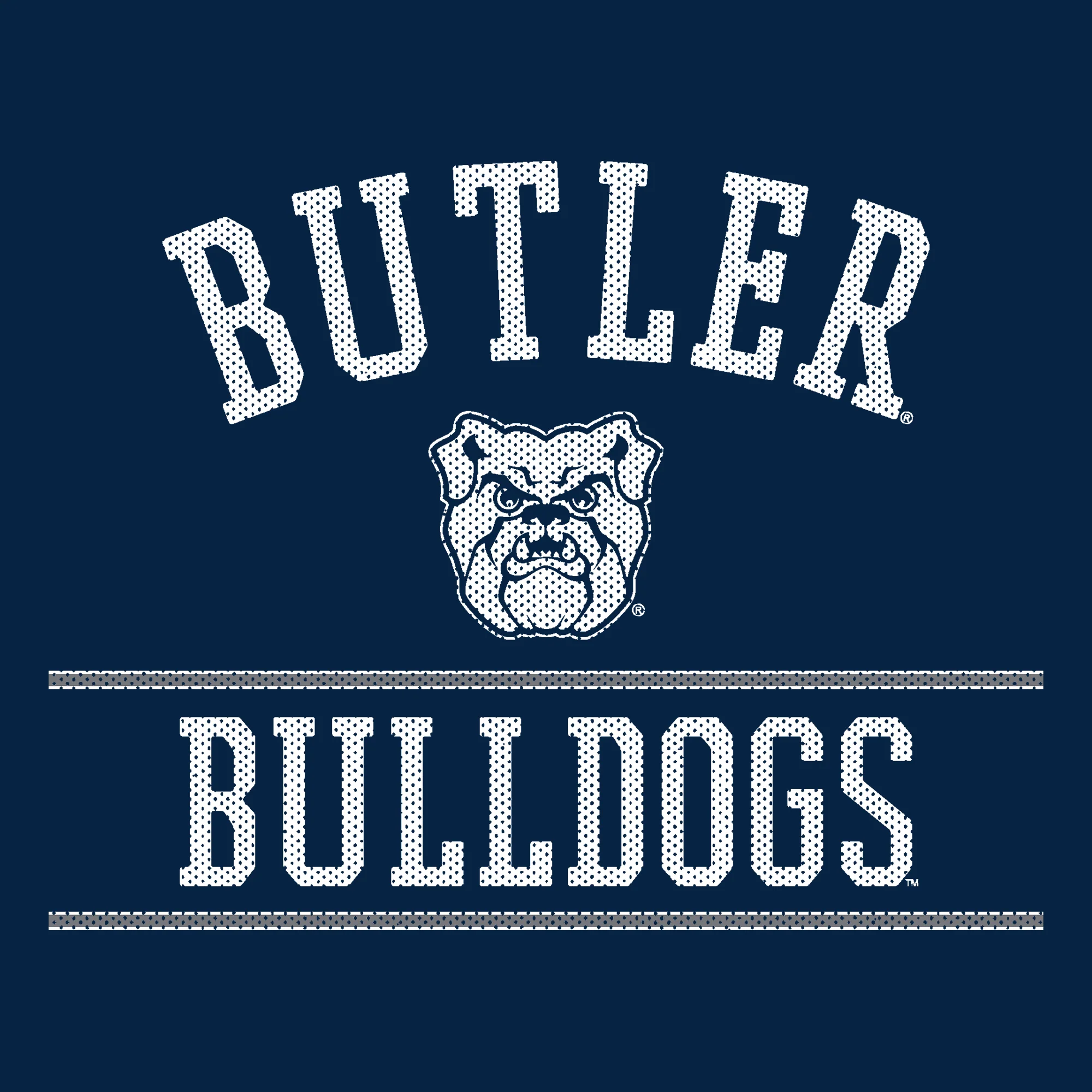 Butler University Bulldogs Mesh Arch Hoodie - Navy - Image 2