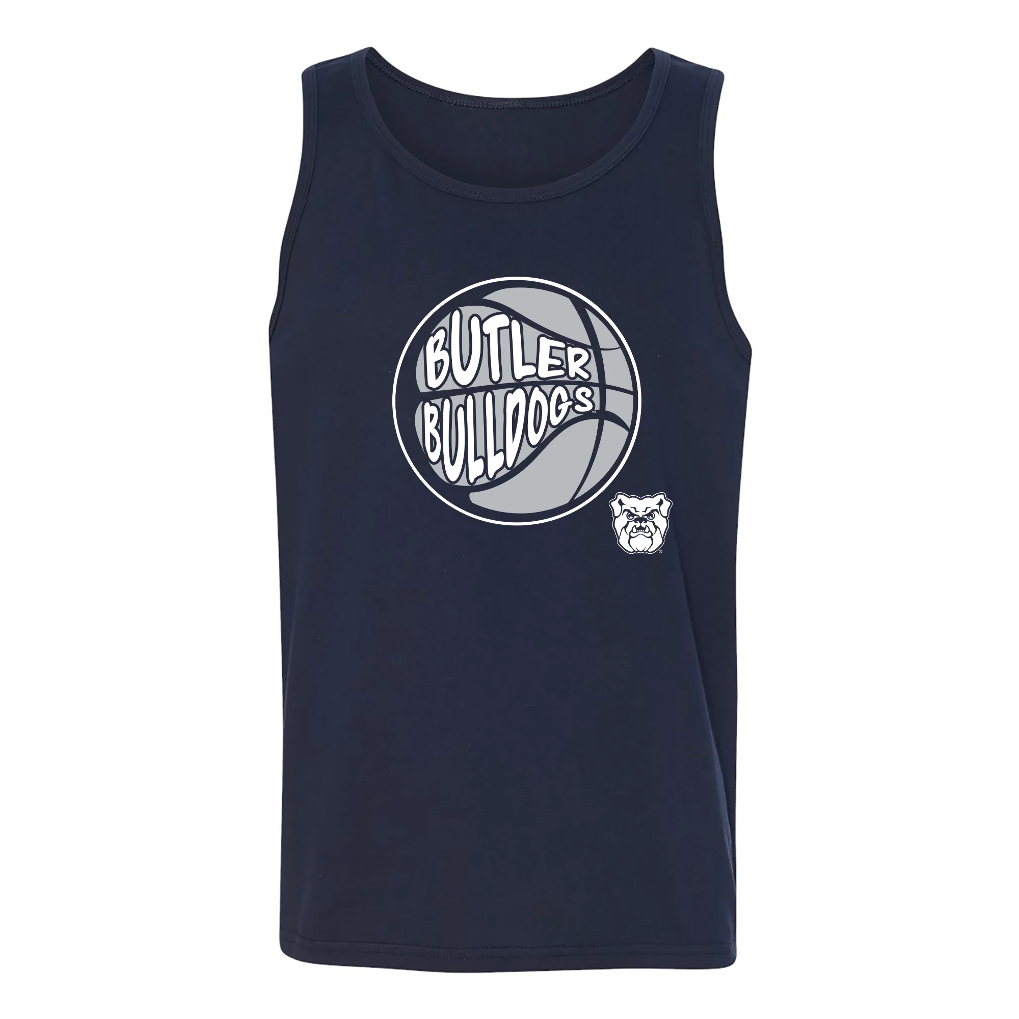 Butler University Bulldogs Street Basketball Tank Top - Navy