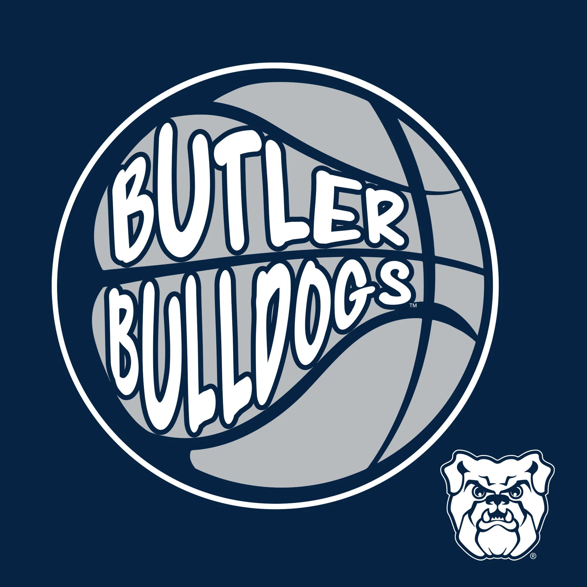 Butler University Bulldogs Street Basketball Tank Top - Navy - Image 2