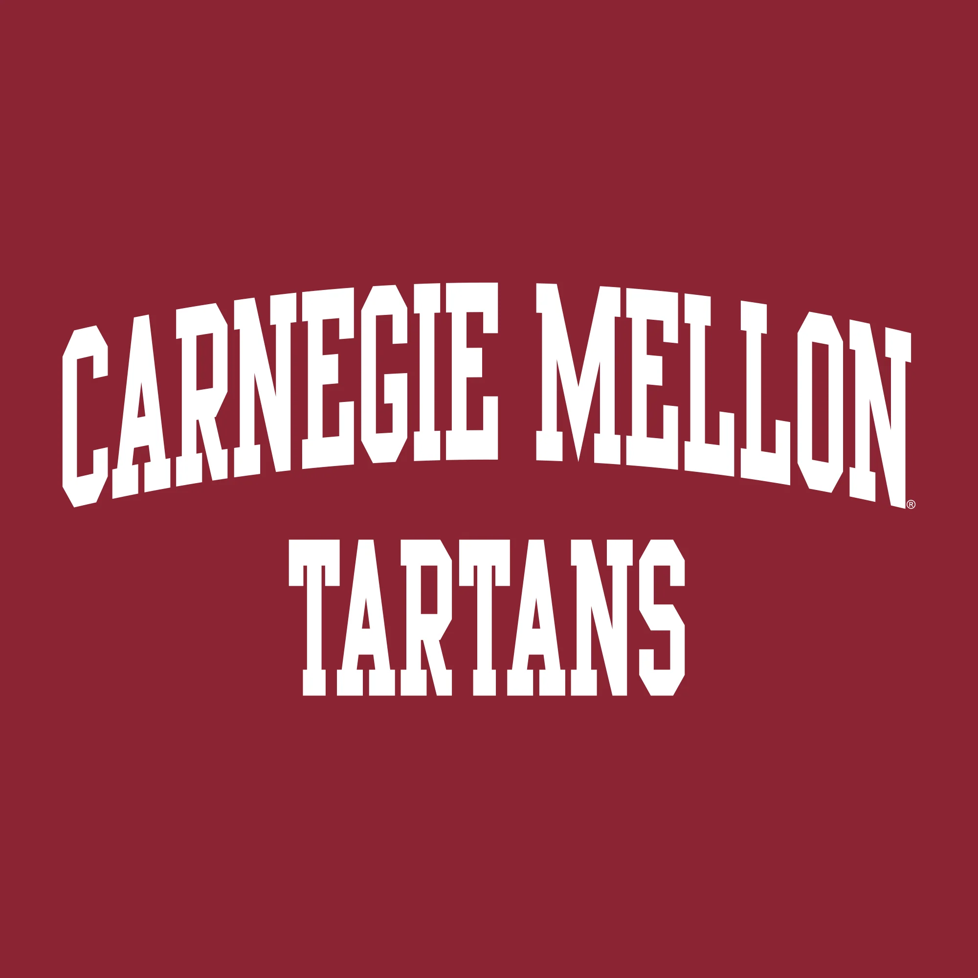 Carnegie Mellon University Tartans Front Back Print Short Sleeve T Shirt - Cardinal - Image 2