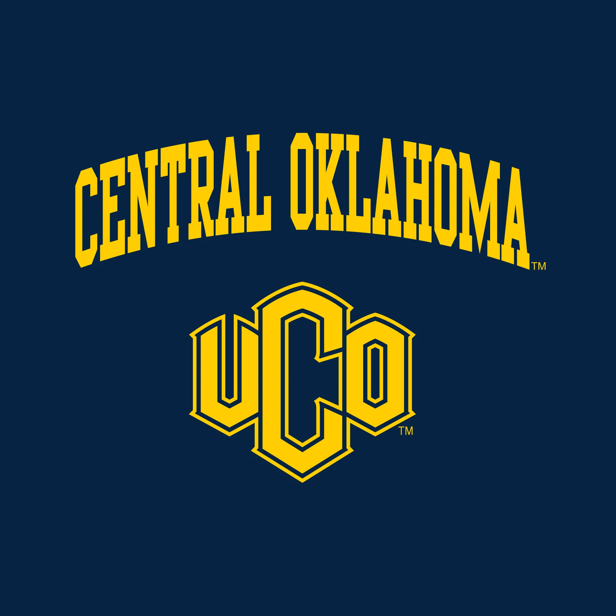 Central Oklahoma University Bronchos Arch Logo Creeper - Navy - Image 2
