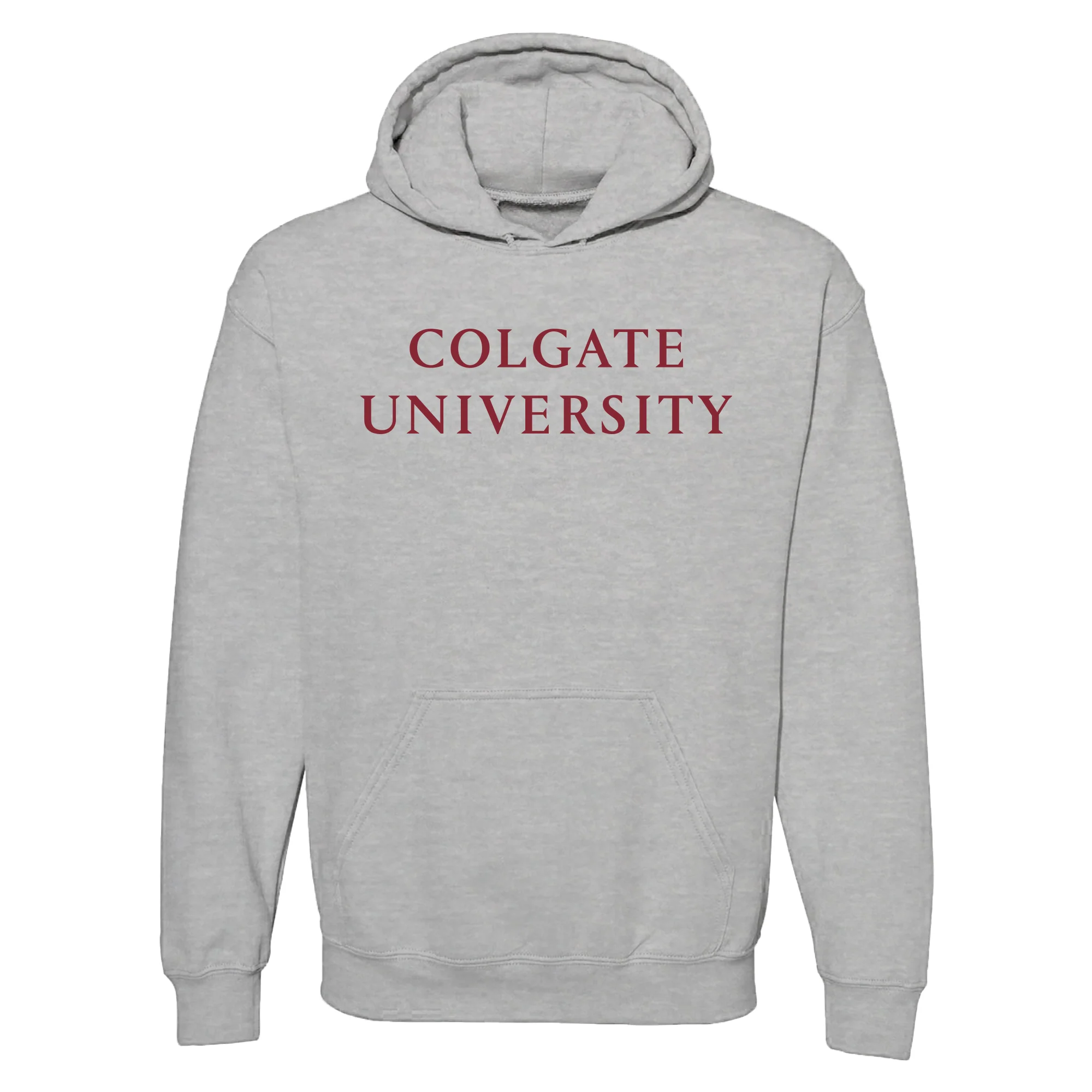Colgate Institutional Logo Hoodie - Sport Grey