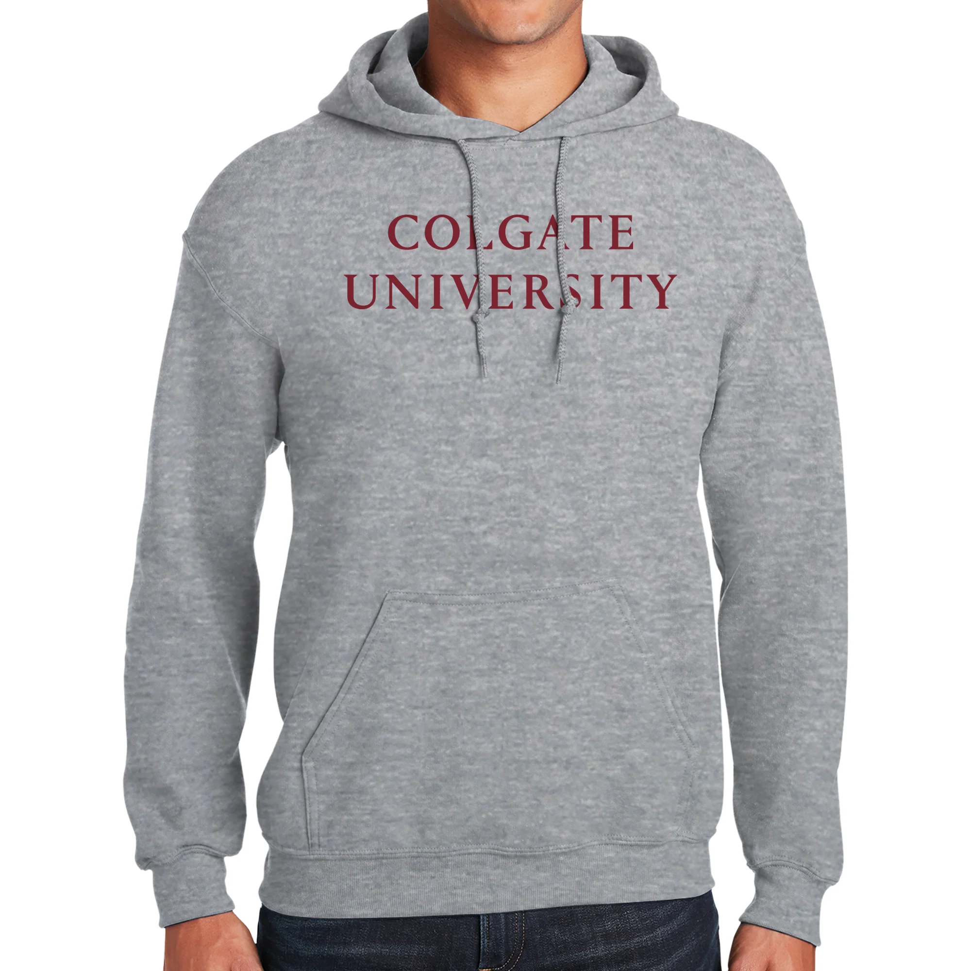 Colgate Institutional Logo Hoodie - Sport Grey - Image 3