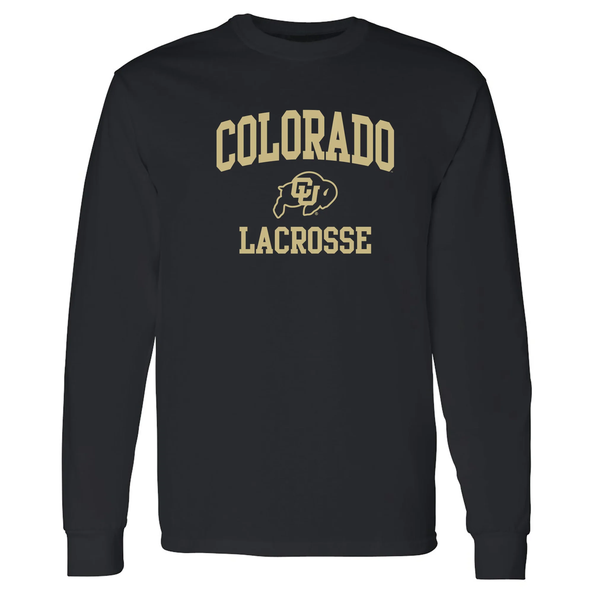 Colorado Arch Logo Lacrosse Long Sleeve - Black