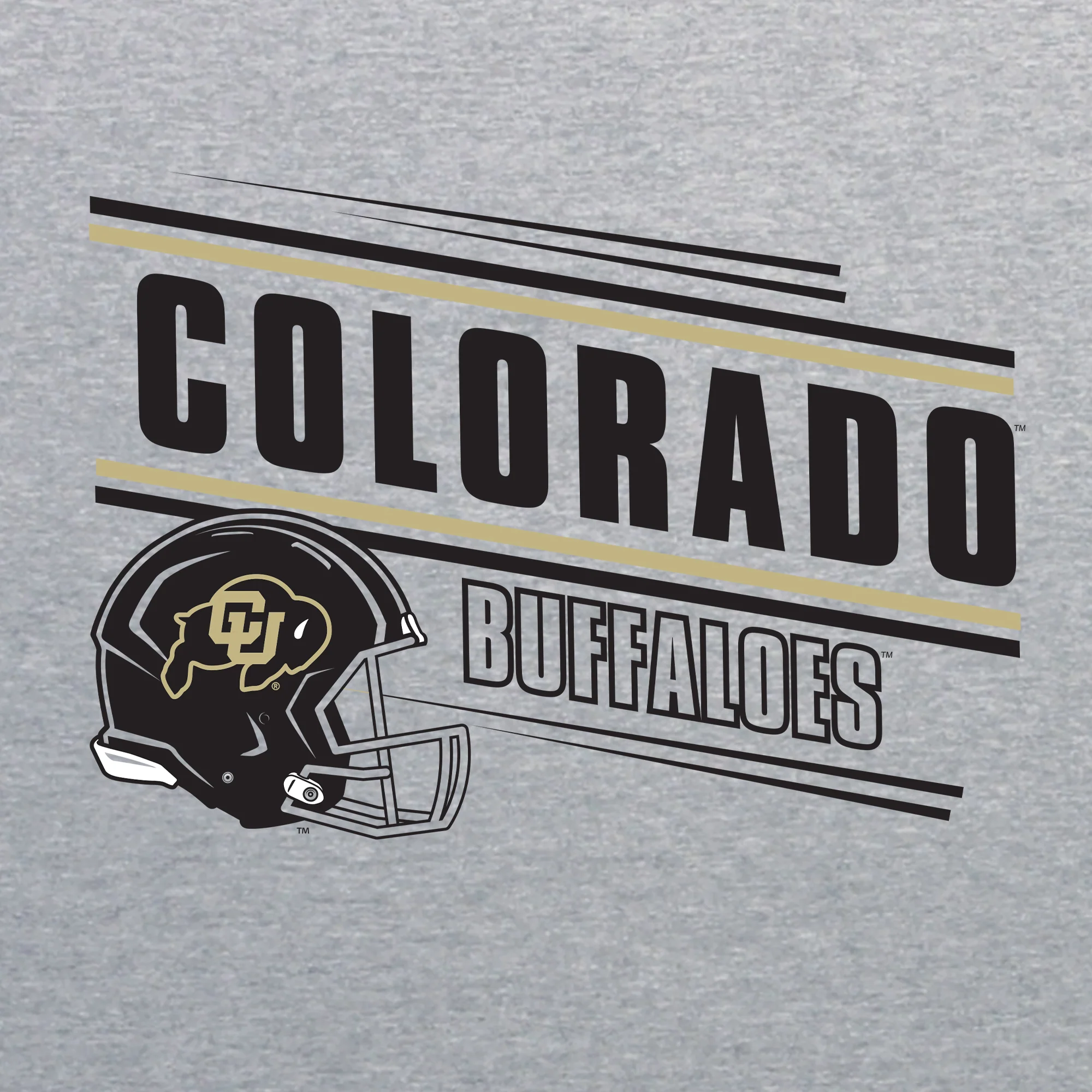 Colorado Buffaloes Action Cheer T-Shirt - Sport Grey - Image 2