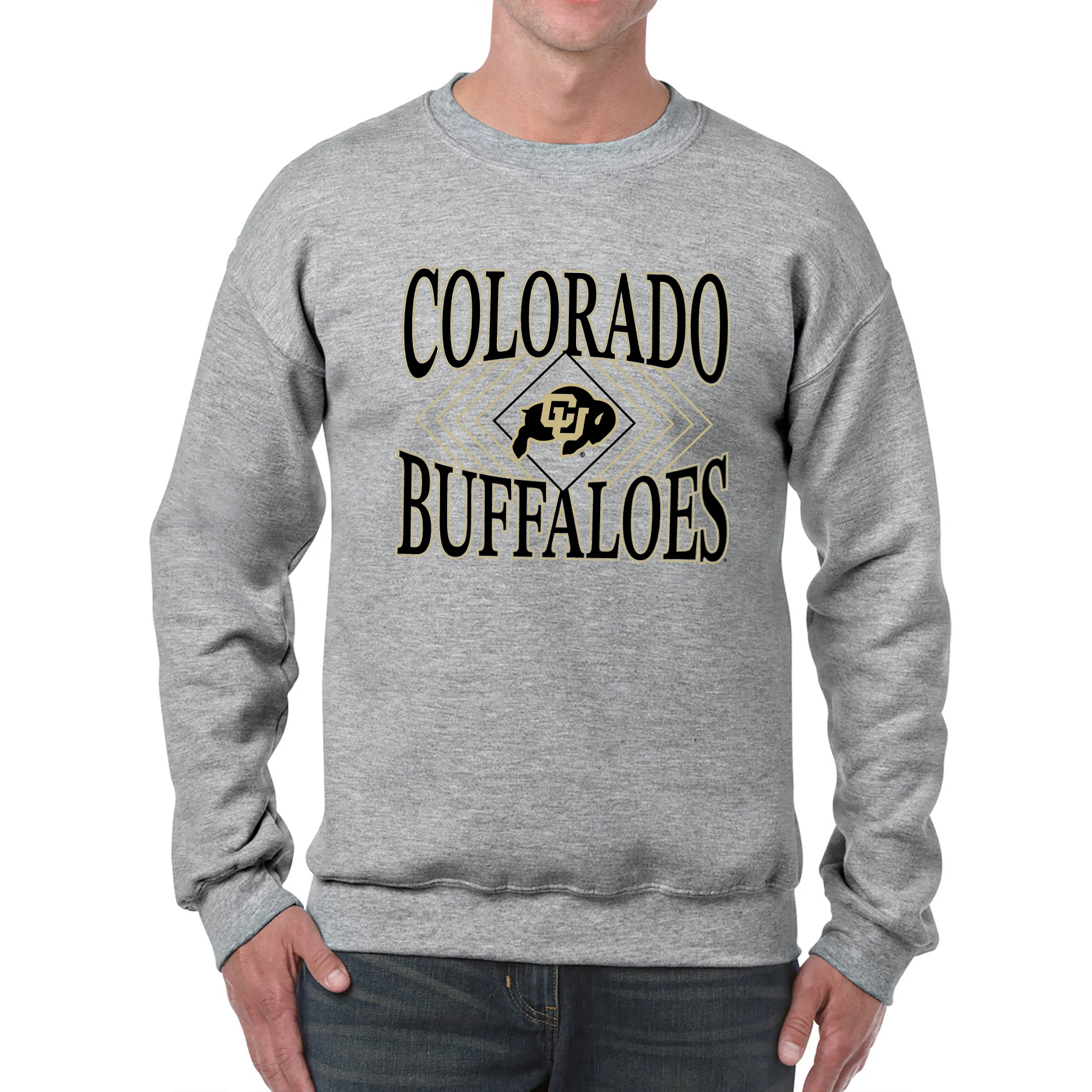 Colorado Diamond Victory JA BTB Fleece Crewneck - Oxford - Image 3
