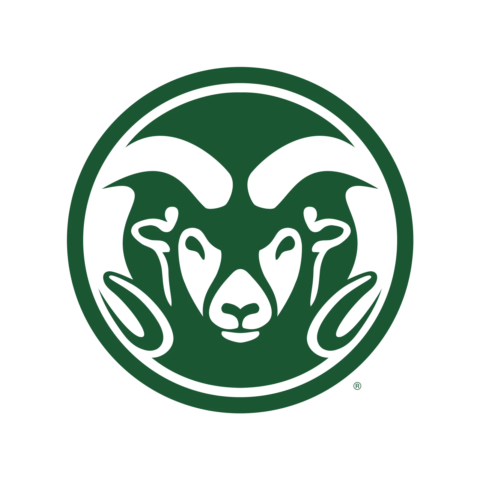Colorado State University Rams Primary Logo Short Sleeve T Shirt - White - Image 2