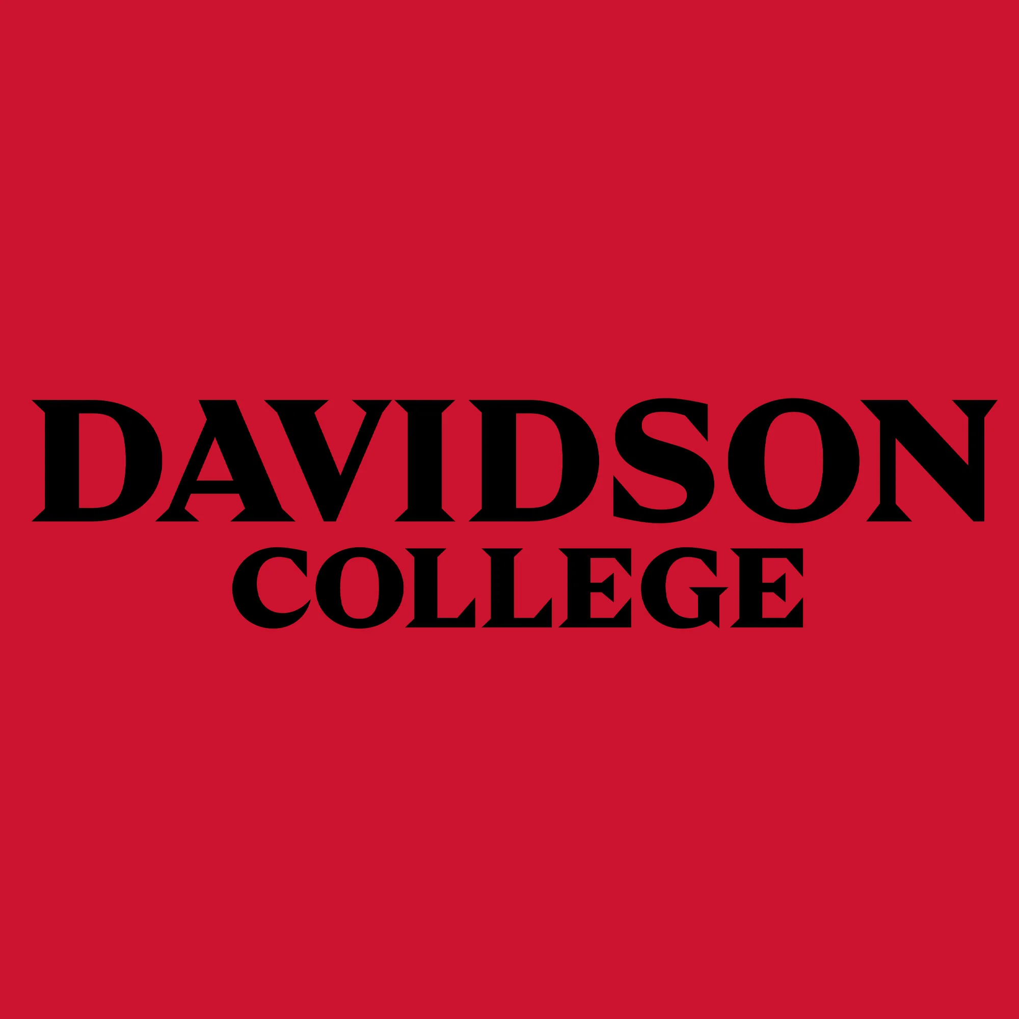 Davidson Wildcats Basic Block Long Sleeve Shirt - Red - Image 2