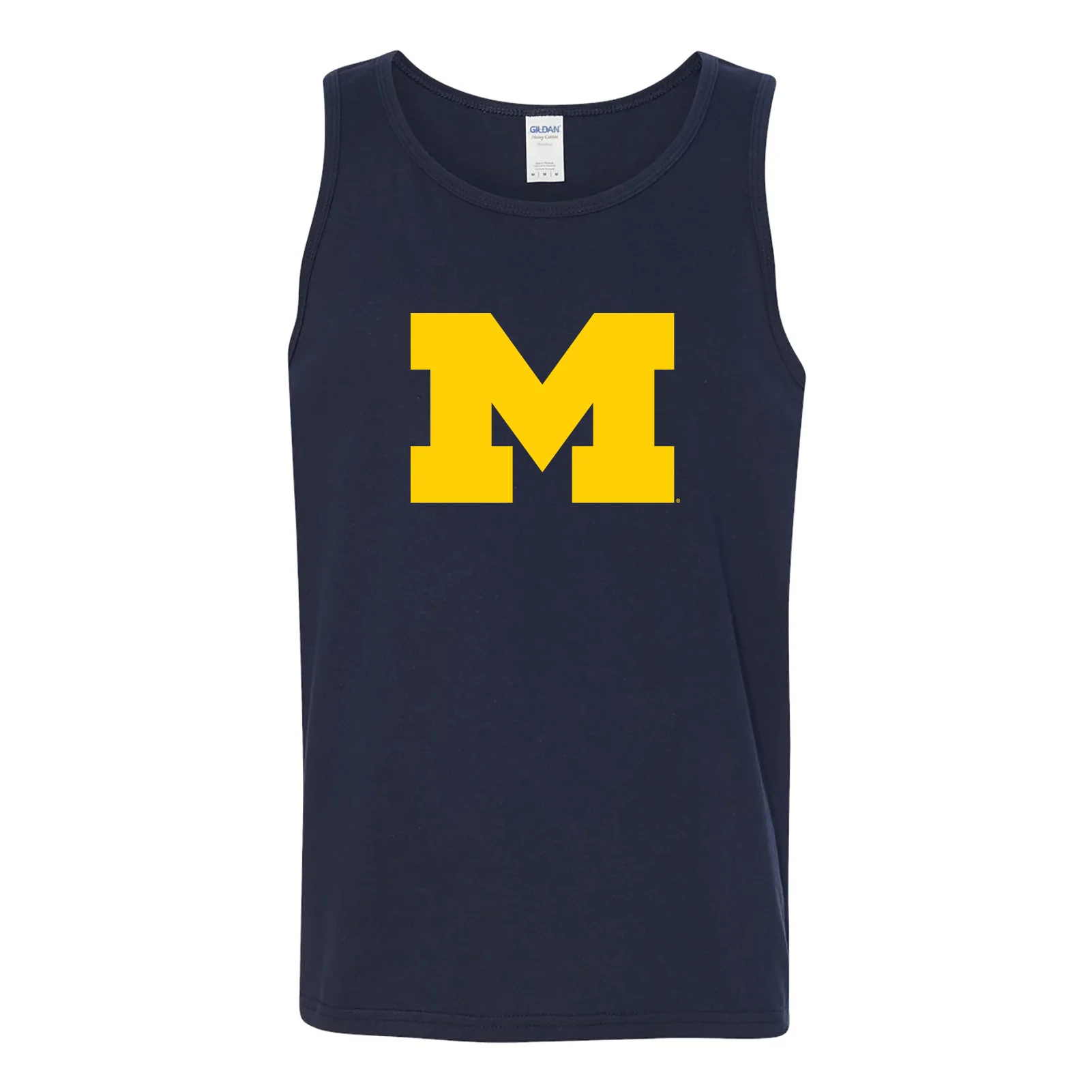 University of Michigan Wolverines Primary Logo Tank Top - Navy