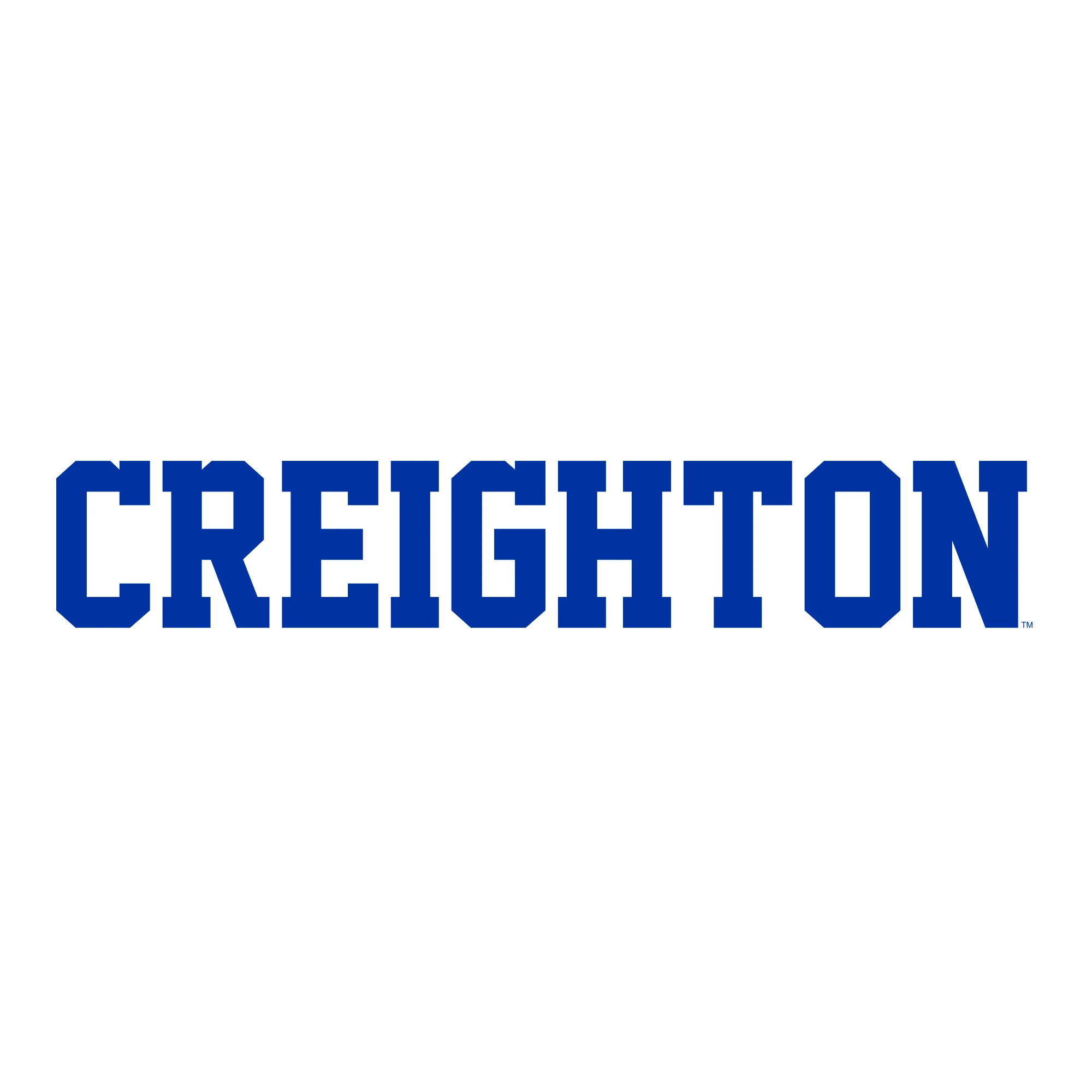 Creighton University Bluejays Basic Block Long Sleeve T Shirt - White - Image 2