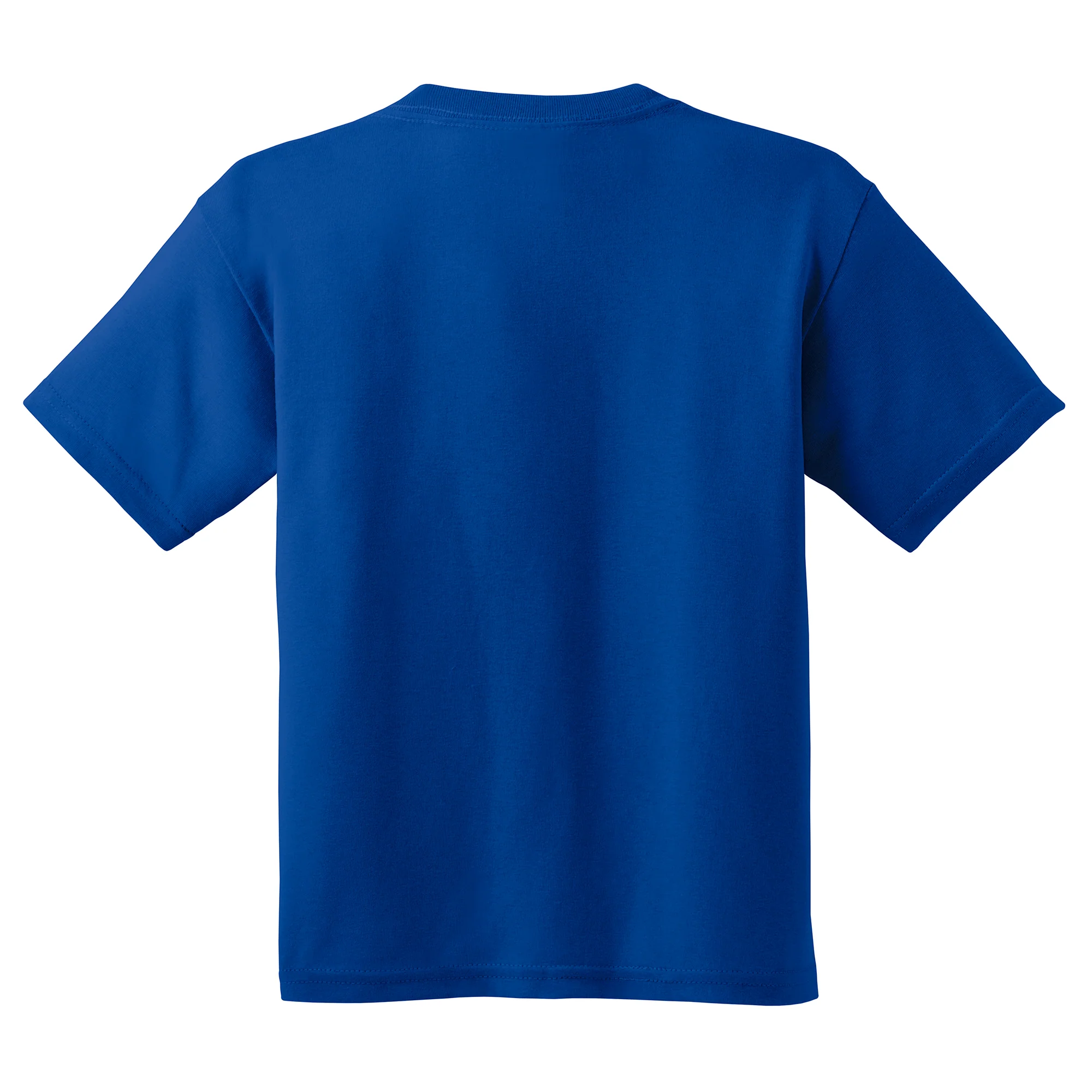 Delaware Blue Hens Basic Block Youth T Shirt - Royal - Image 3